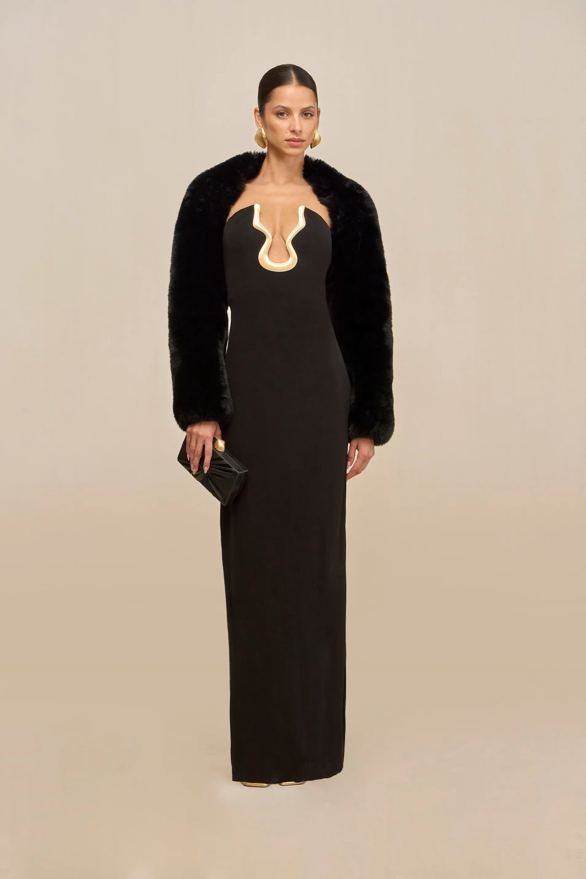 ABRIL GOWN - BLACK - Image 6