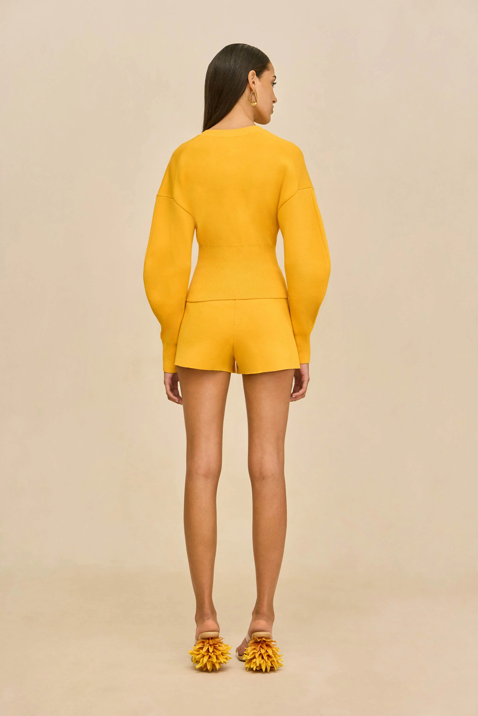 ACE KNIT SHORT - MARIGOLD - Image 5