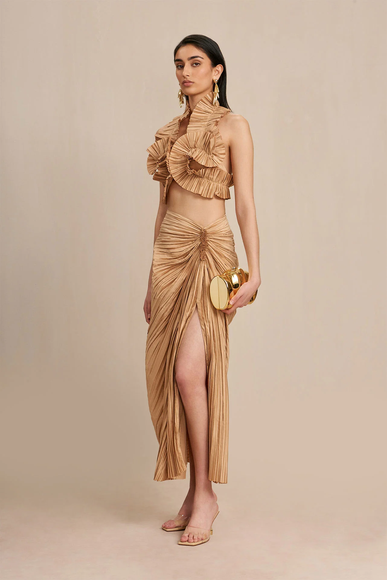 ADILIA TOP - LIGHT CAMEL - Image 3