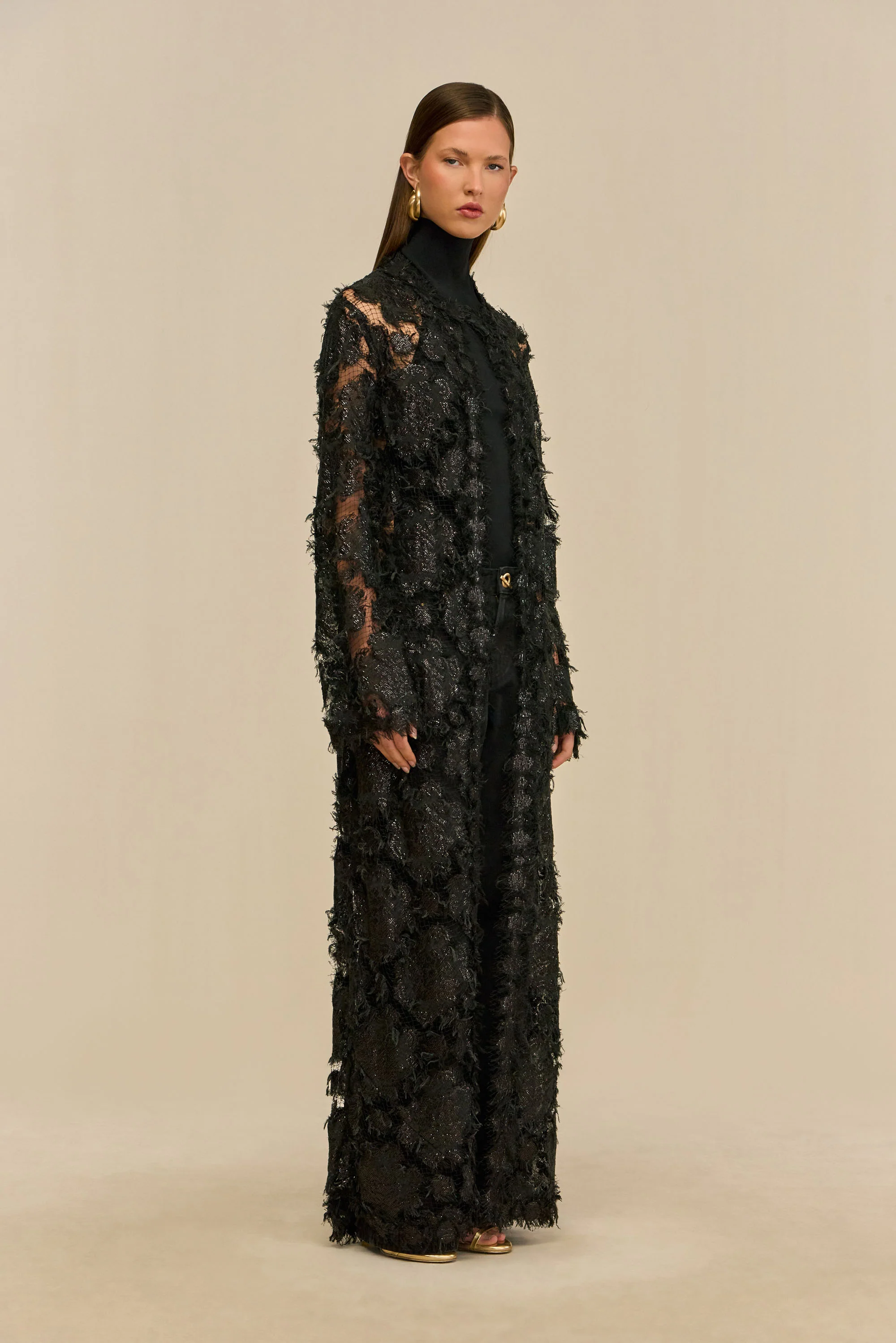 ALESSIO DUSTER - BLACK - Image 3