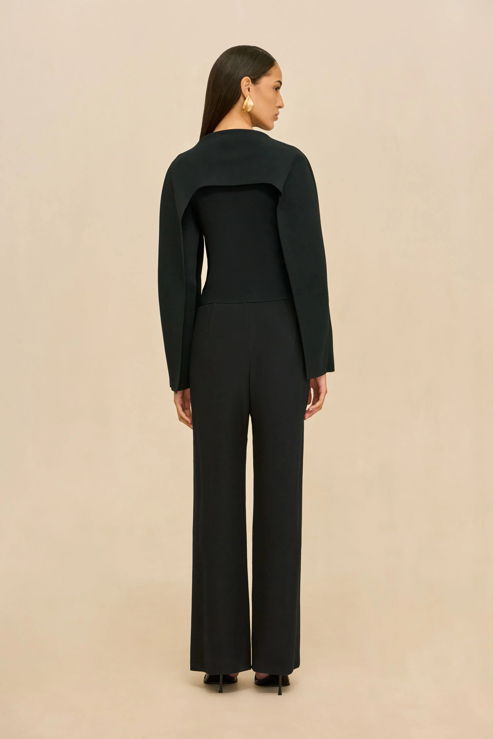 ALKA KNIT TOP - BLACK - Image 6