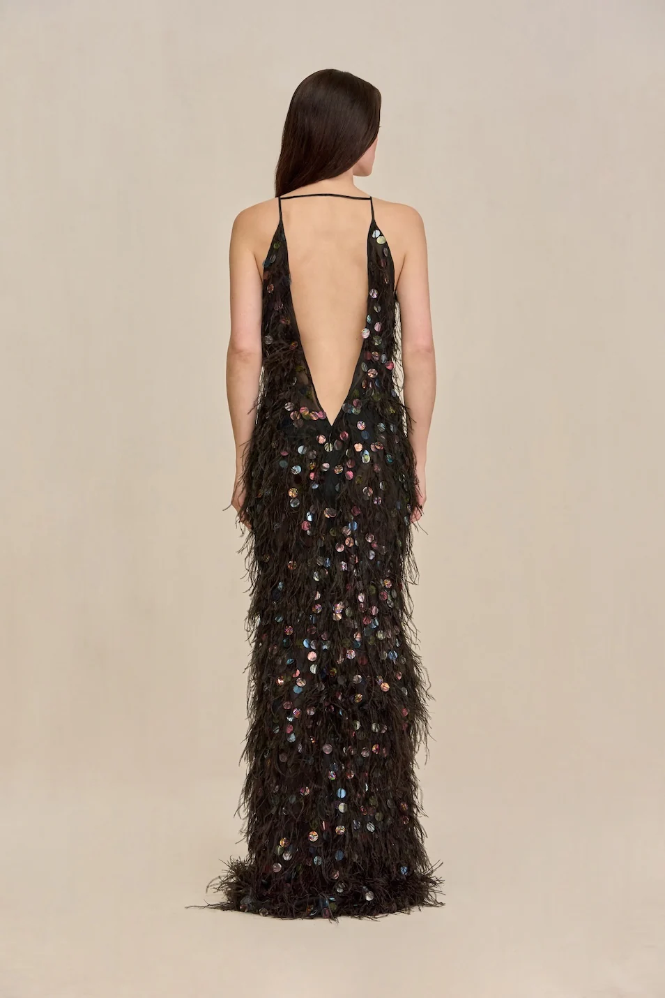 ALMIRA GOWN - BLACK MULTI - Image 5