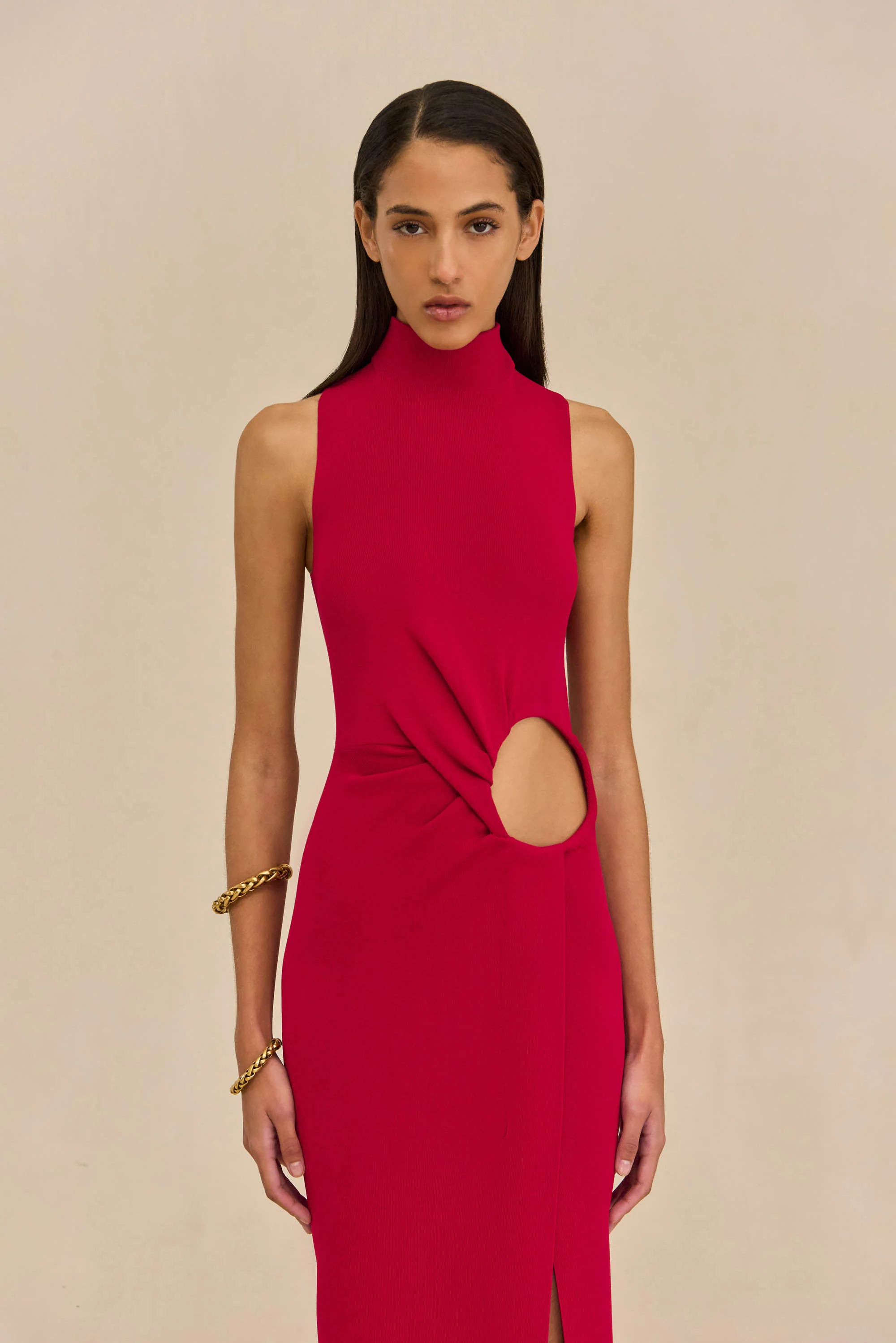 AMANA DRESS - MERLOT - Image 2