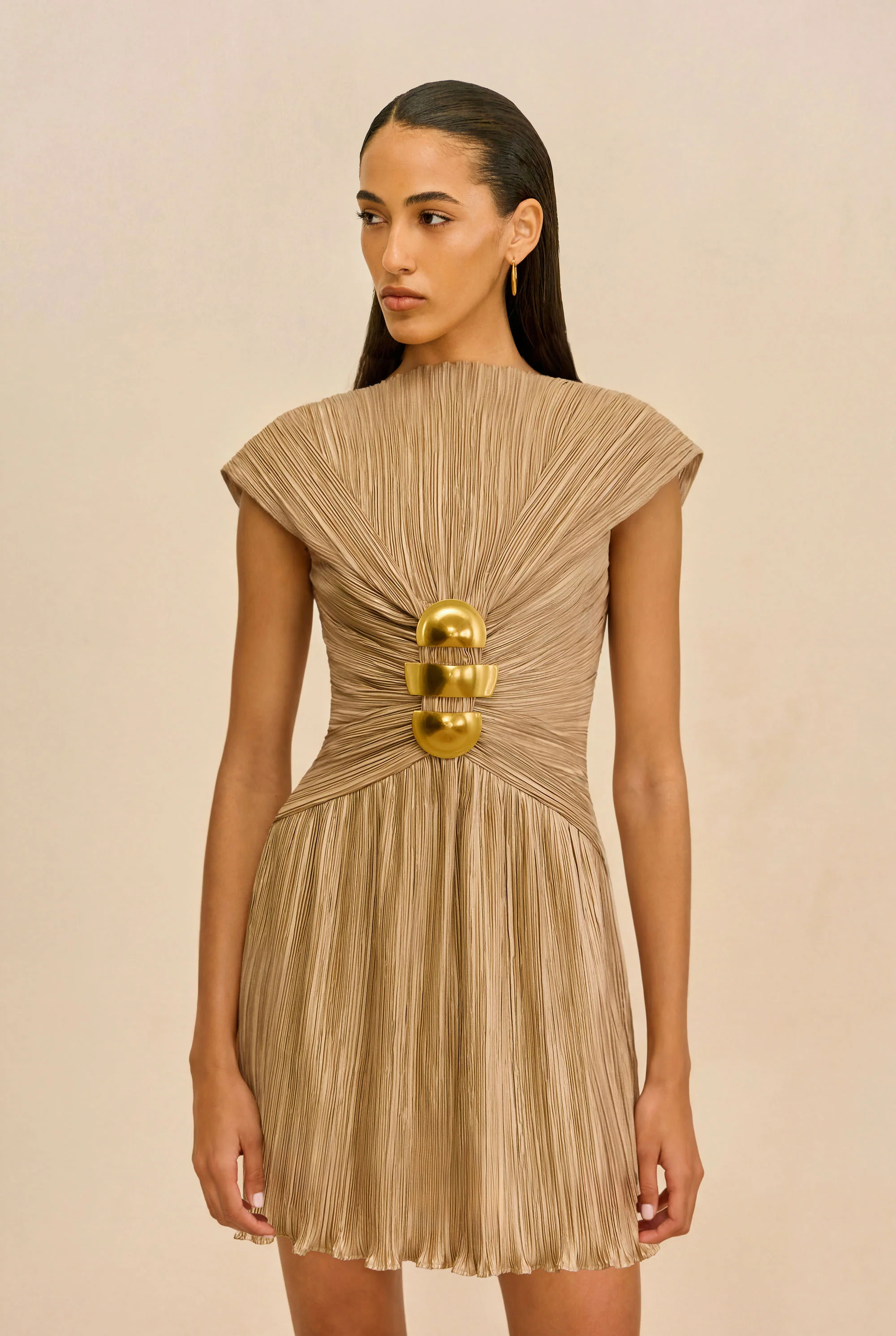 ANDROMEDA DRESS - SESAME - Image 2