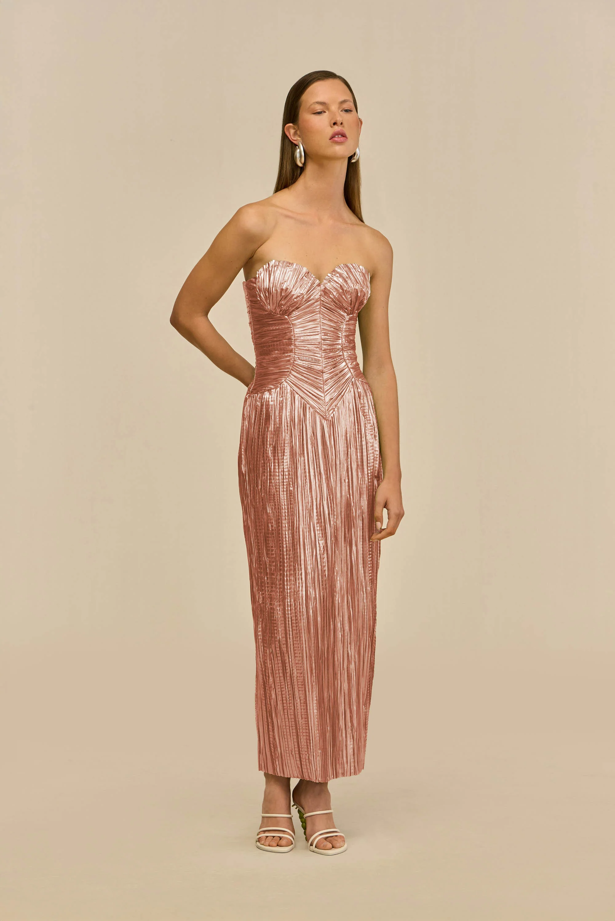 ASHIKA GOWN - PETAL METALLIC - Image 4