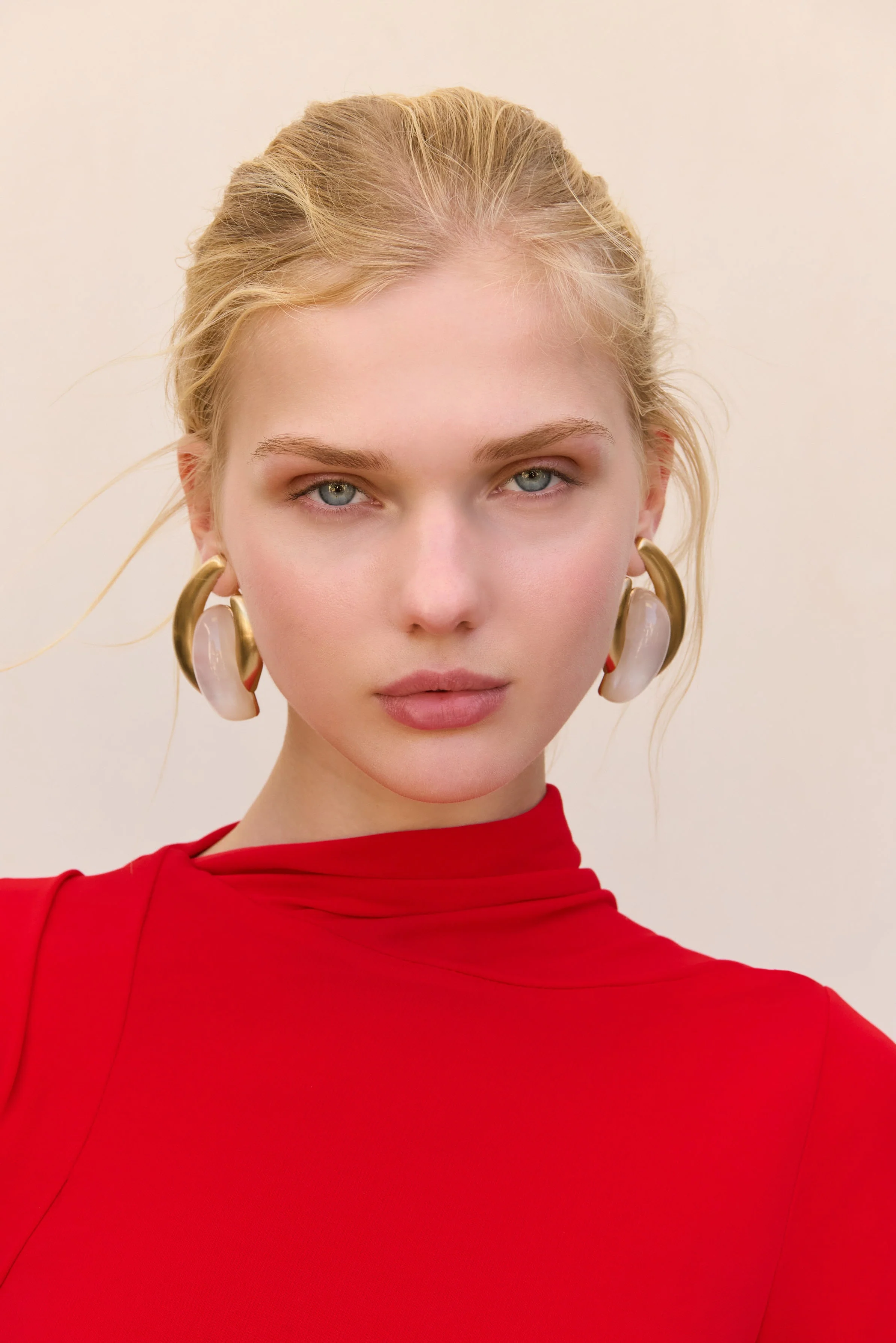 AUDRINA EARRING - PEARLIZED IVORY - Image 2