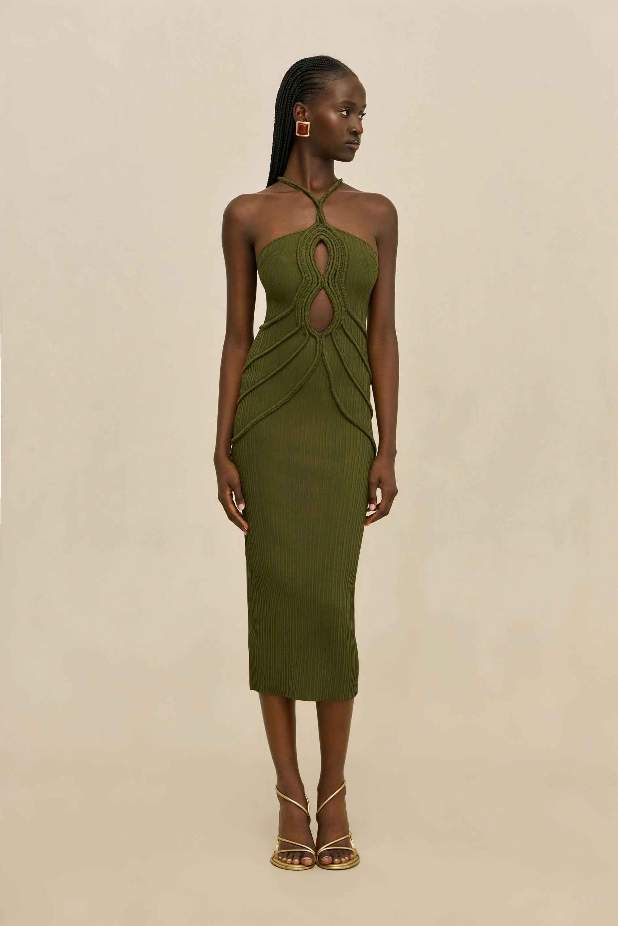 AVERY KNIT DRESS - SERPENT - Image 2