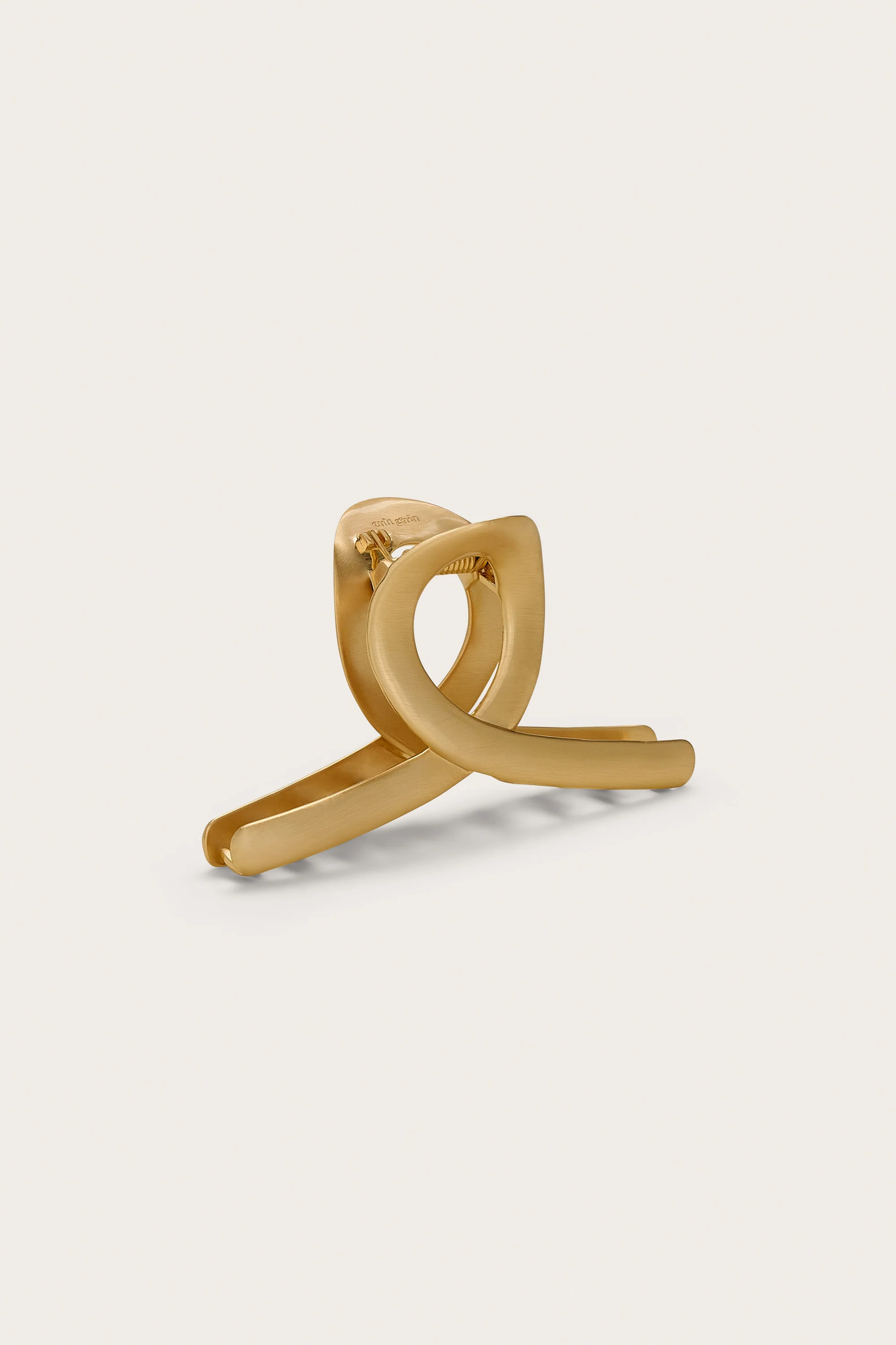 AZARIAH HAIR CLIP - BRUSHED BRASS - Image 3