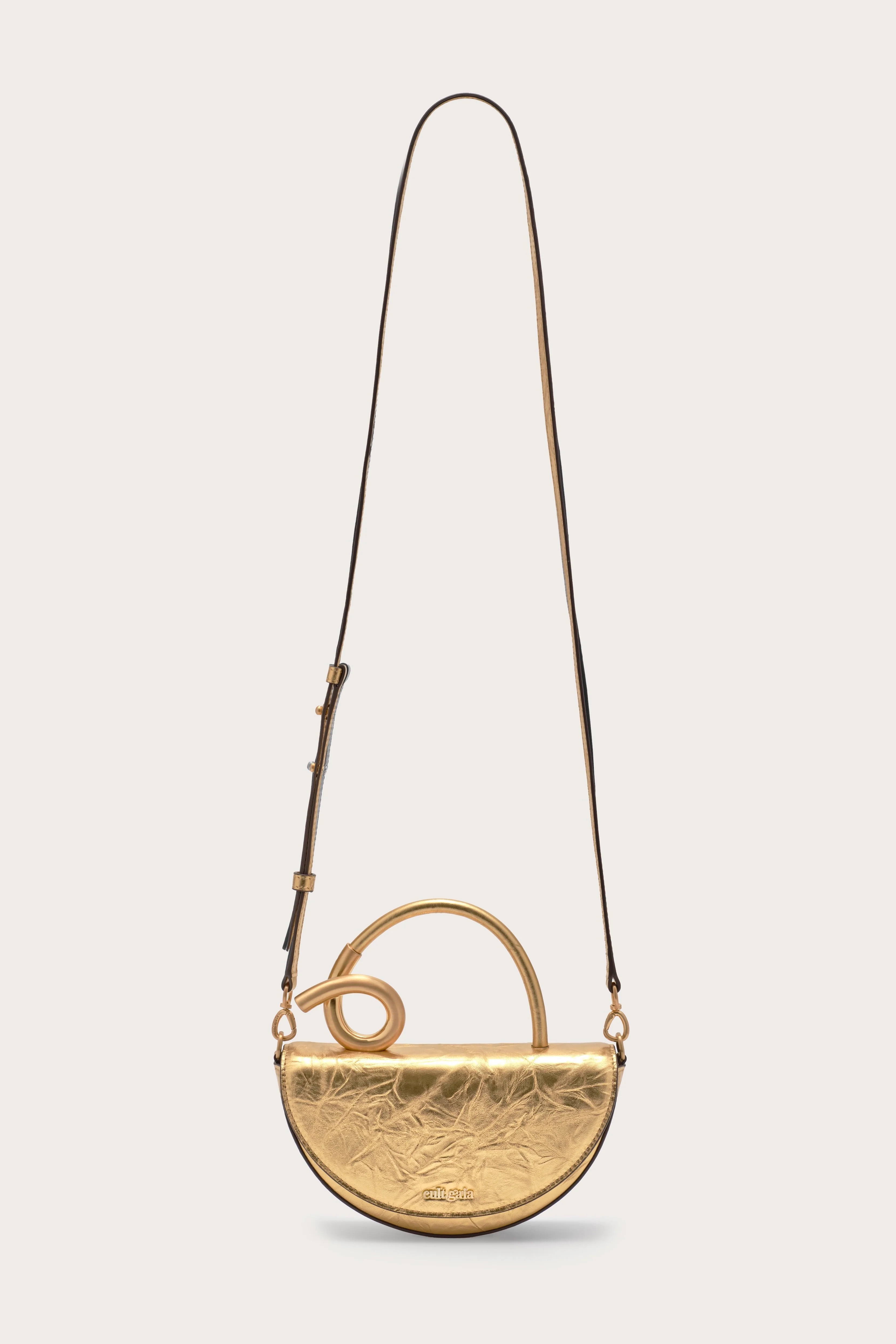 AZARIAH NANO CROSSBODY BAG - BRASS - Image 3