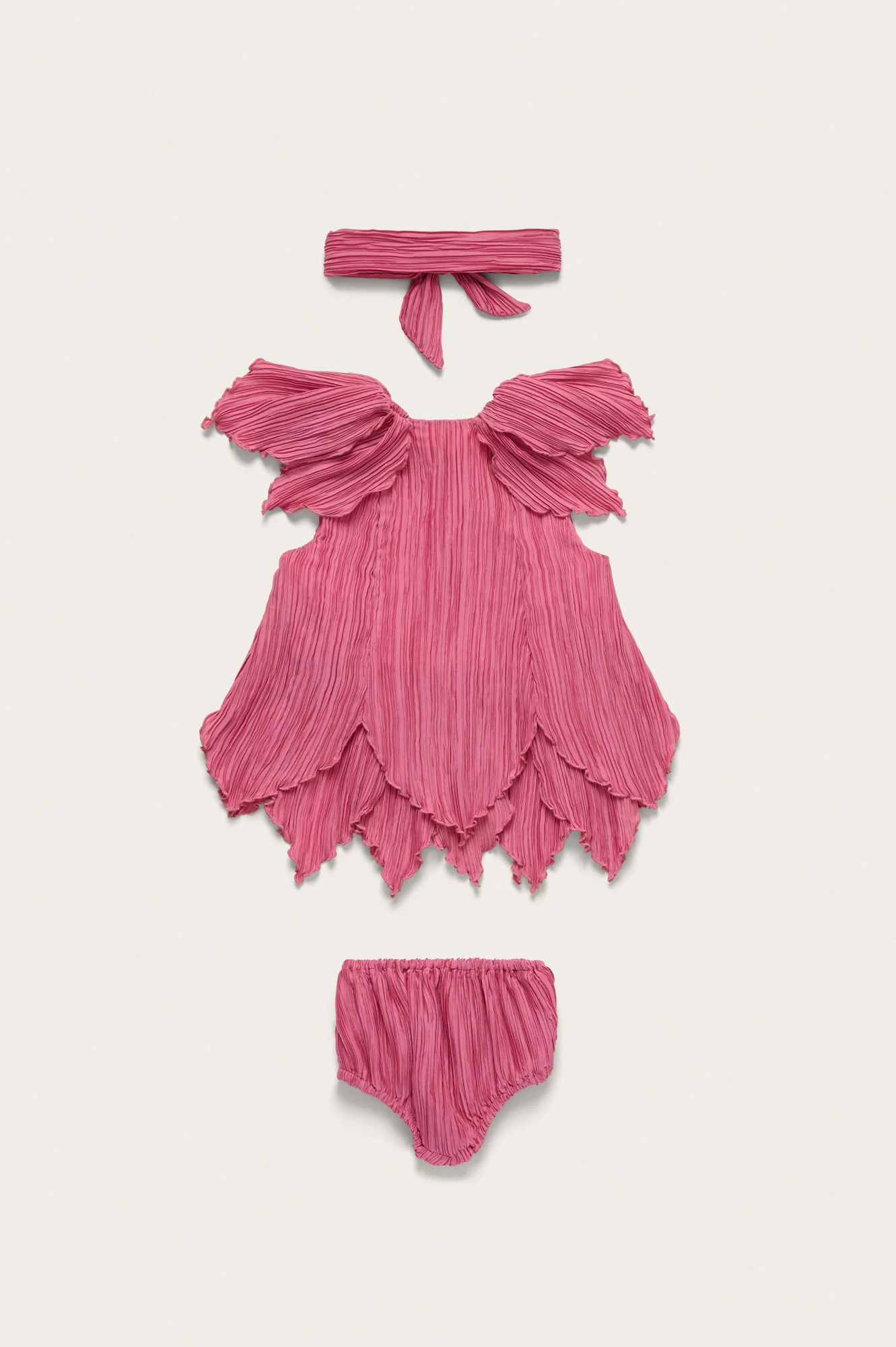 BABY PETAL DRESS & BLOOMER - ROSETTE - Image 6