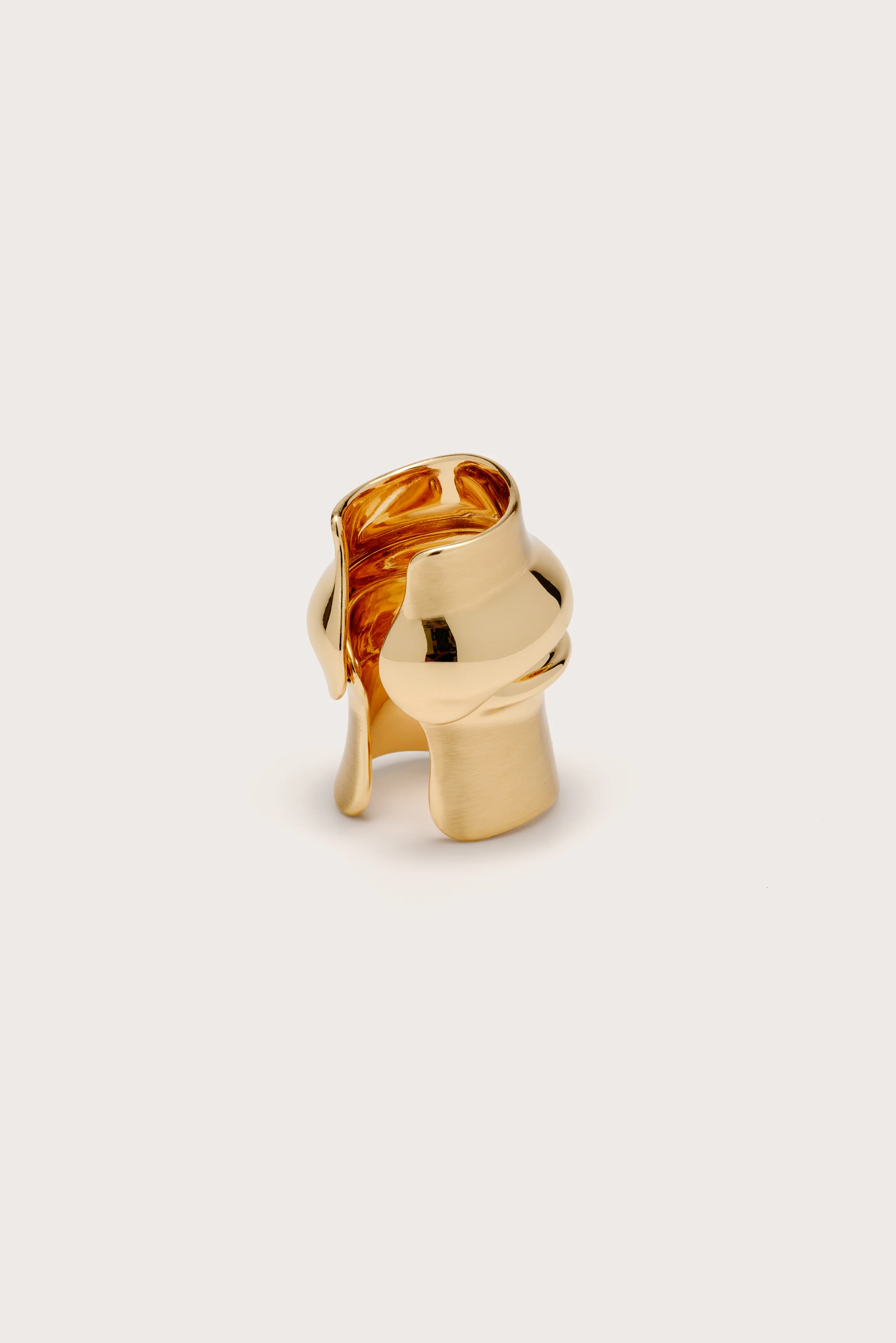 BAMBU RING - BRUSHED BRASS - Image 3