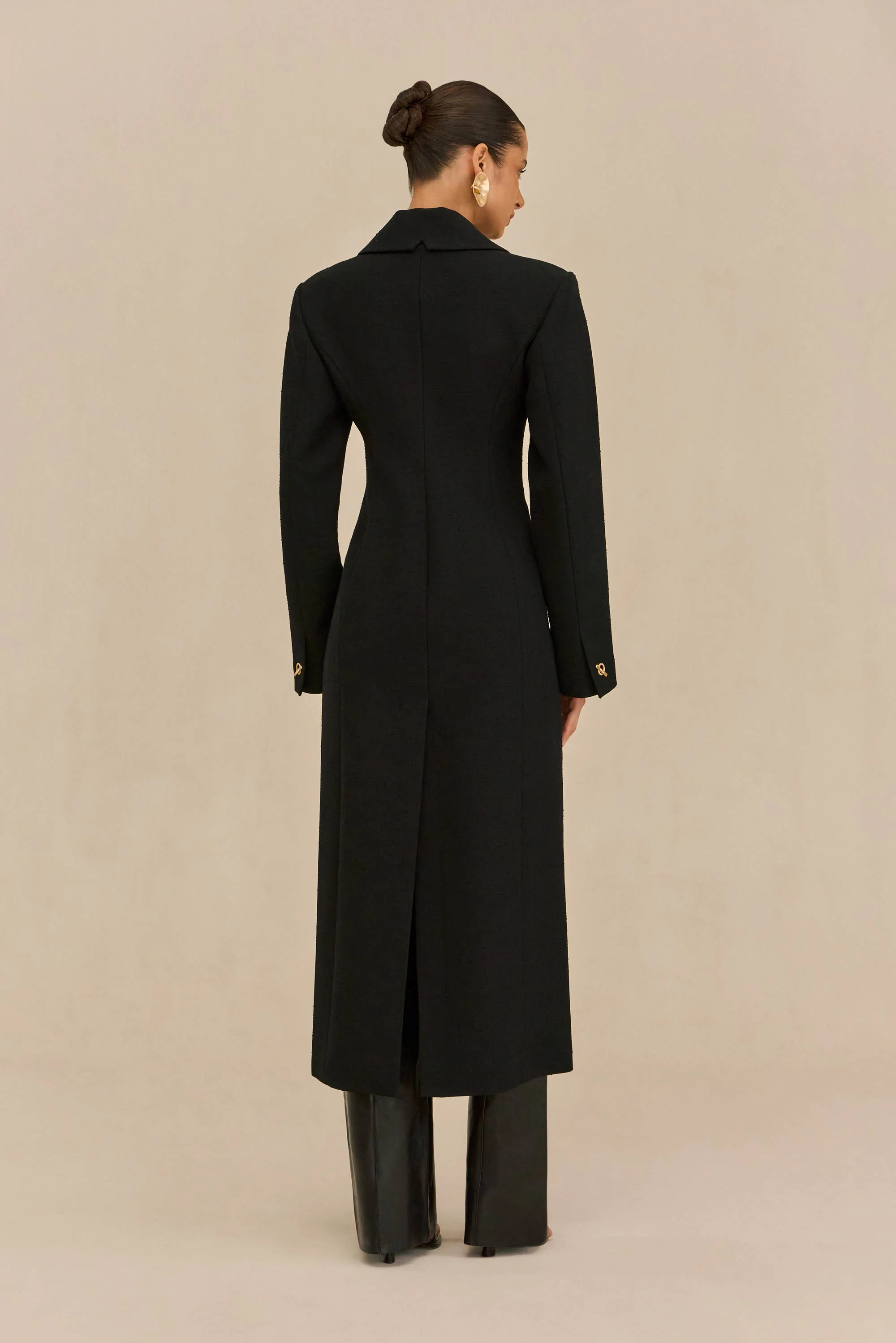 BENNETT COAT  - BLACK - Image 7