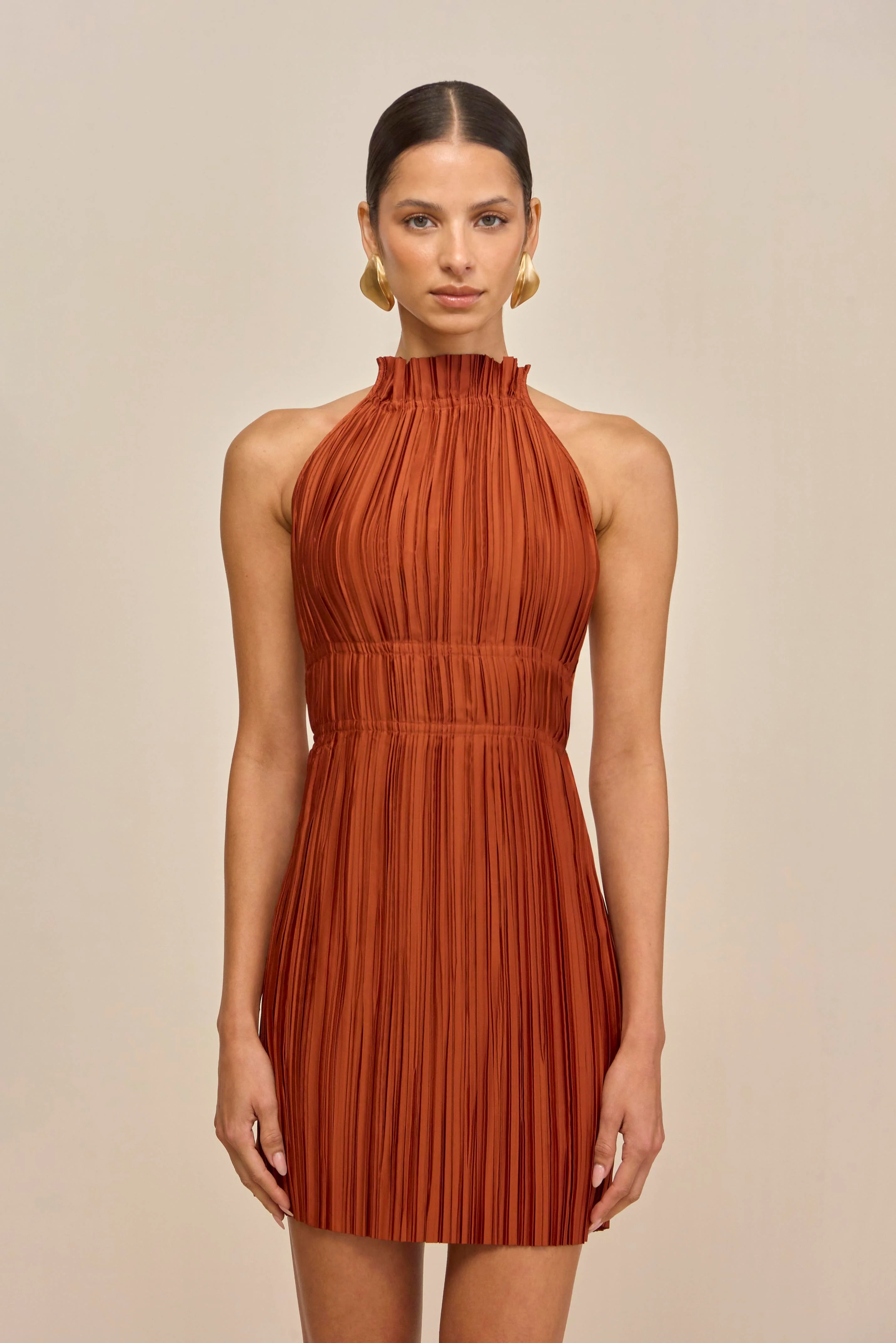 BETHANIE DRESS - TANNIN - Image 3