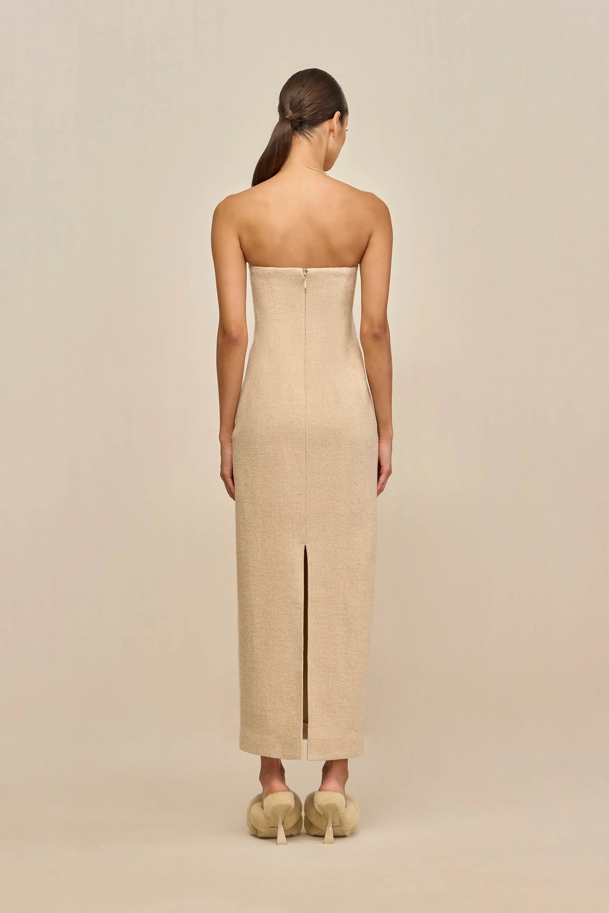 BETTINA DRESS - OATMEAL - Image 4
