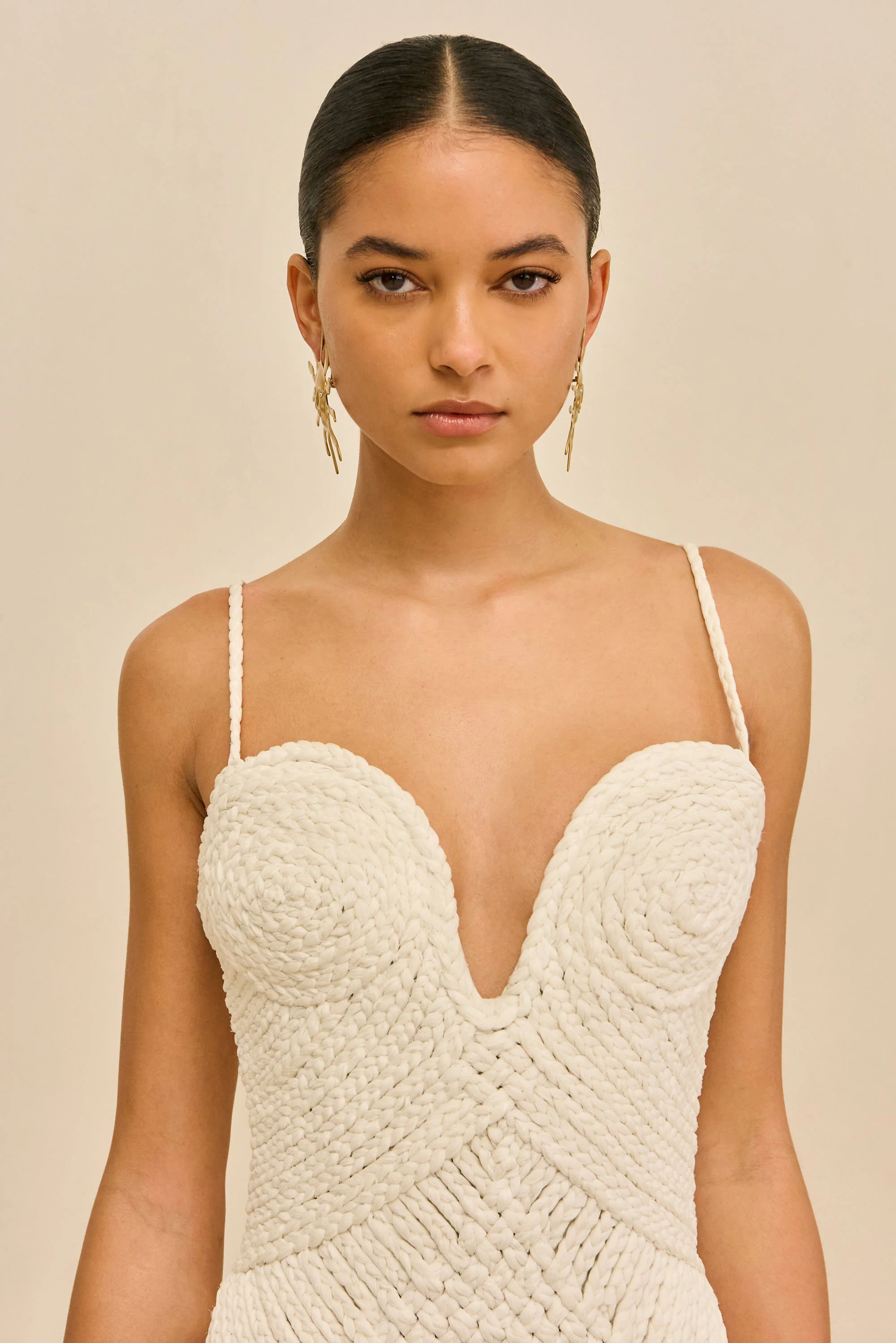 BLYTHE DRESS - OFF WHITE - Image 4