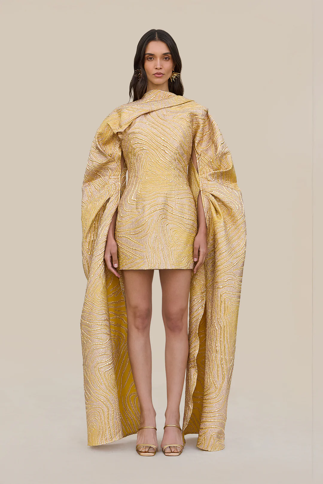 BRANDY DRESS - GOLD MULTI
