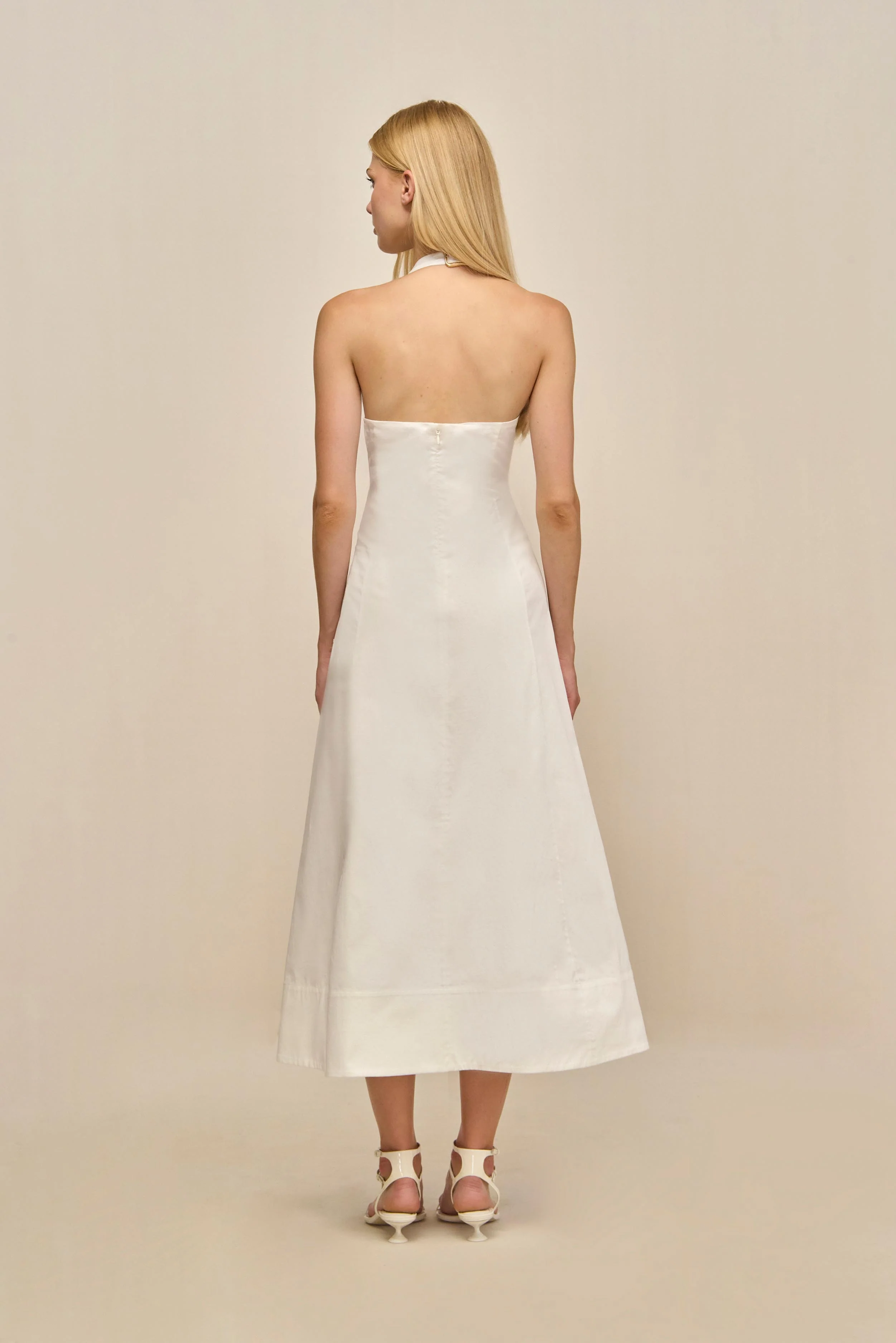 BRAXTON DRESS - OFF WHITE - Image 3