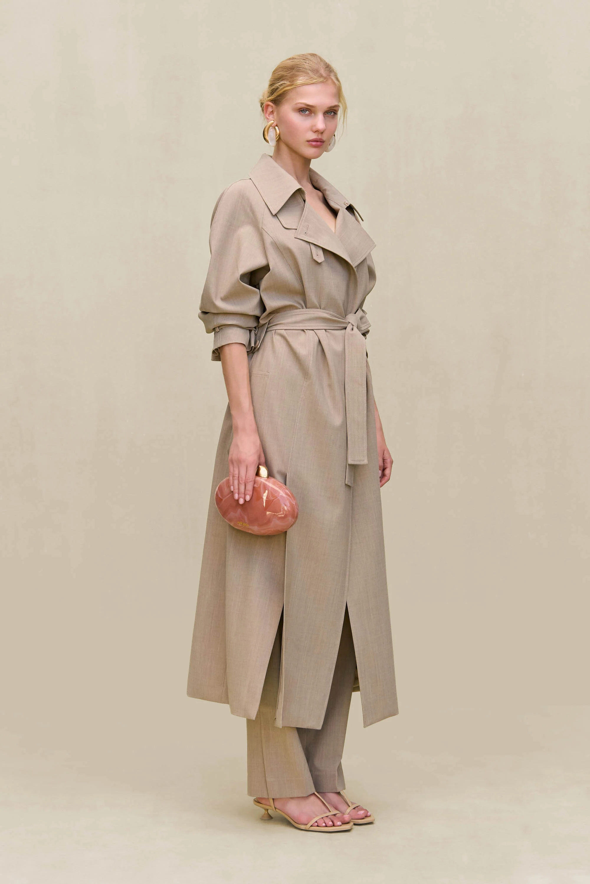 BRIGITA COAT - BEIGE - Image 3