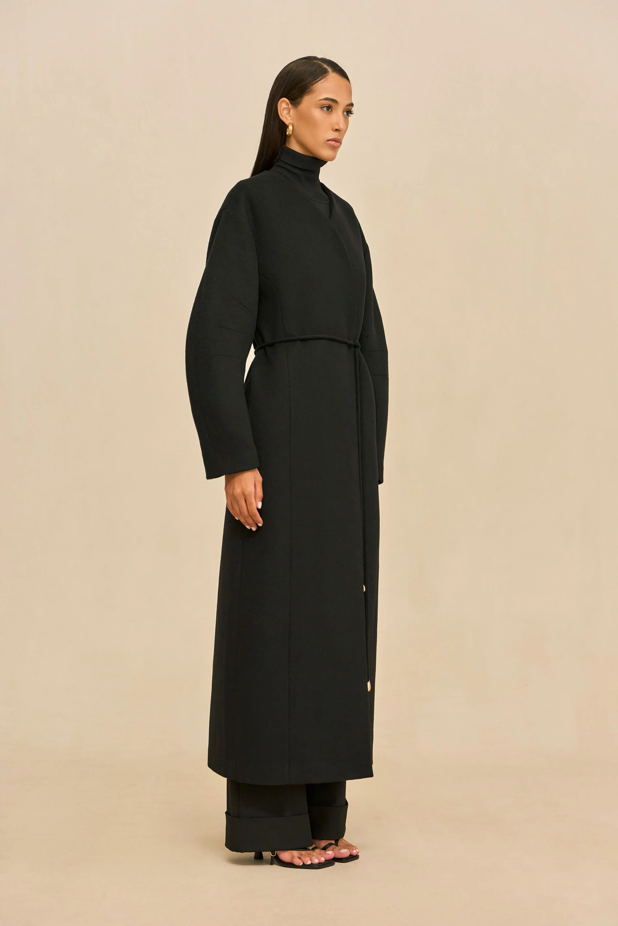 BRUNELLA COAT - BLACK - Image 3