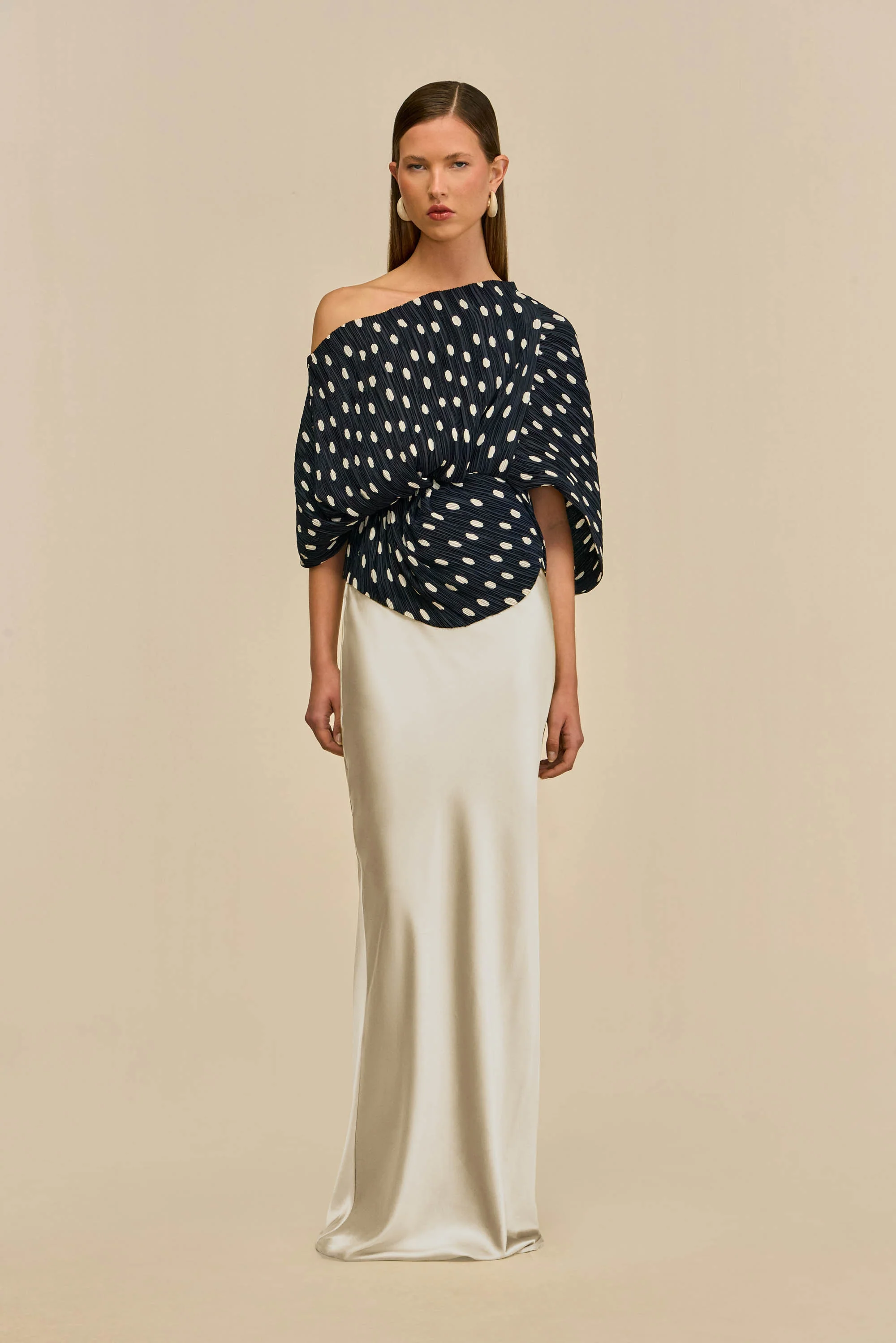 CAMI TOP - SMALL DOT DEEP LAKE - Image 4