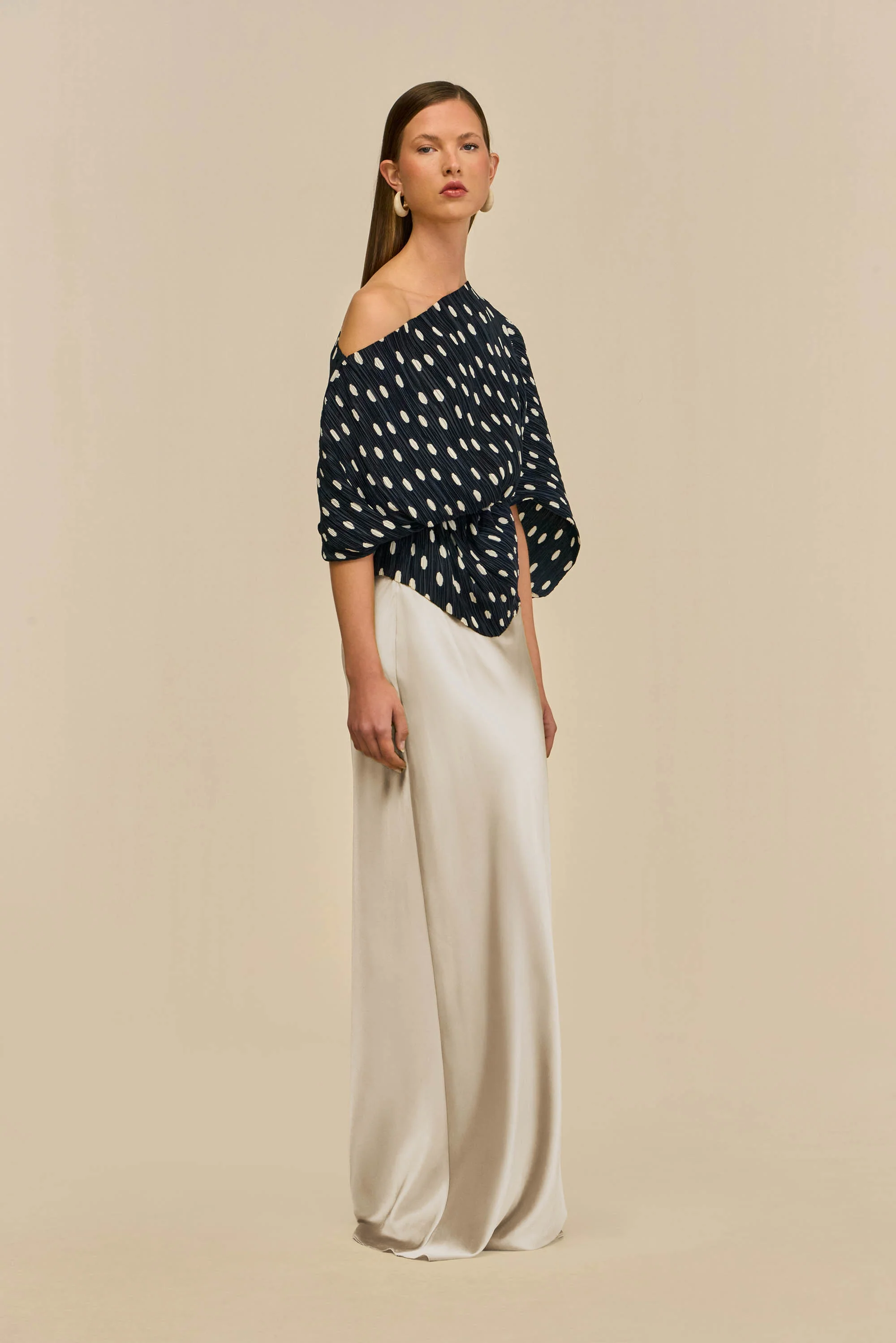CAMI TOP - SMALL DOT DEEP LAKE - Image 6