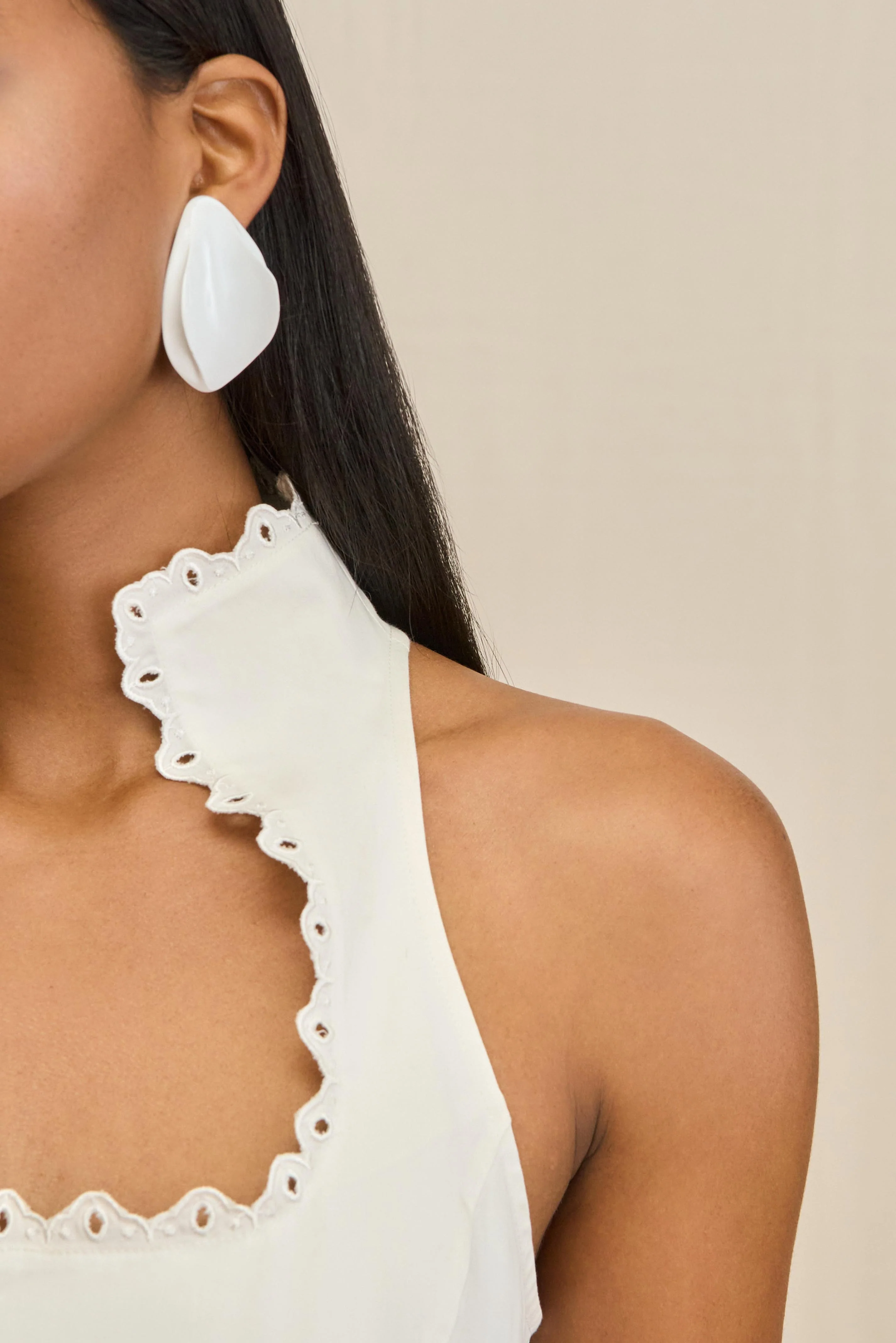 CAREY DRESS - OFF WHITE - Image 4