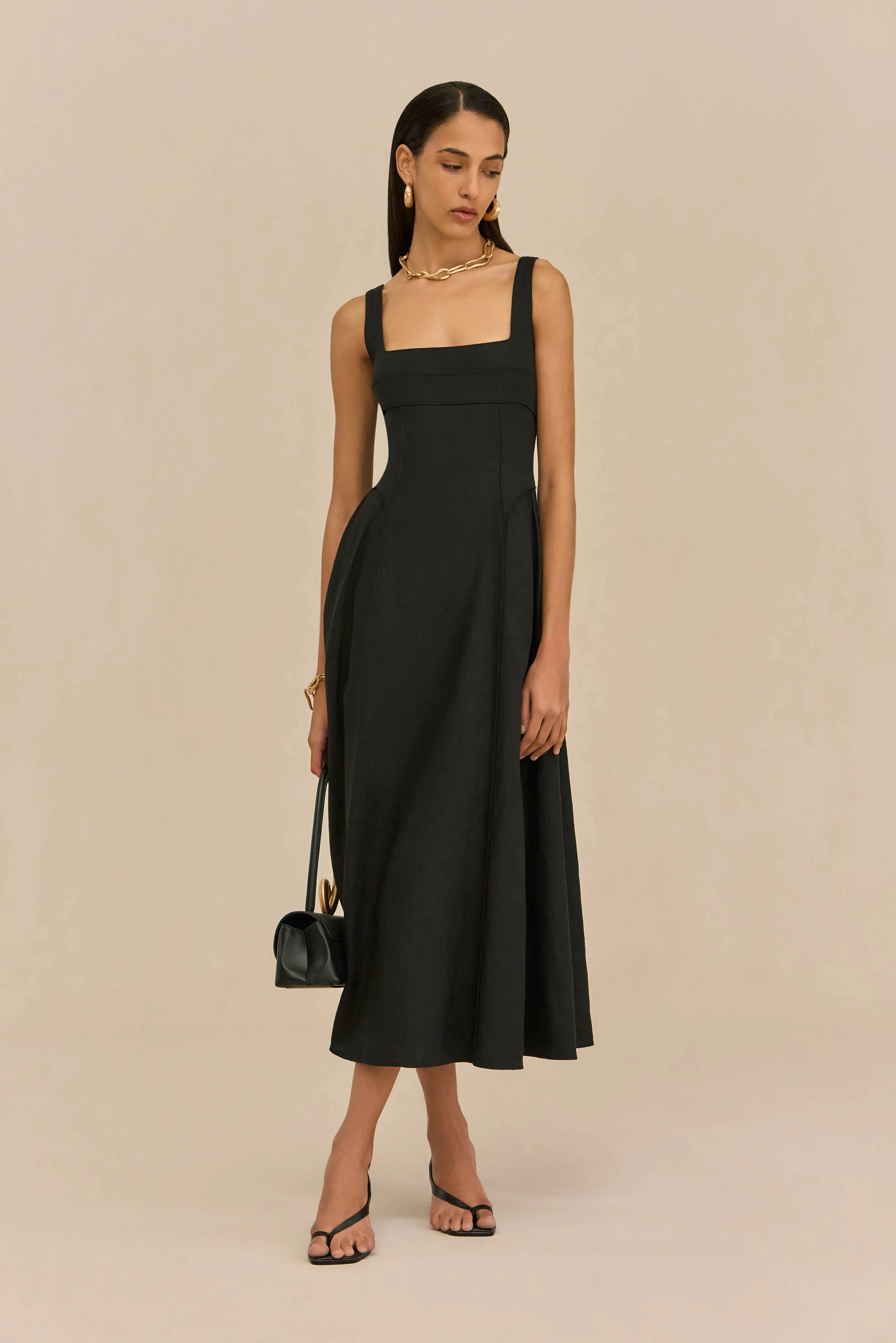 CARLA DRESS - BLACK - Image 2
