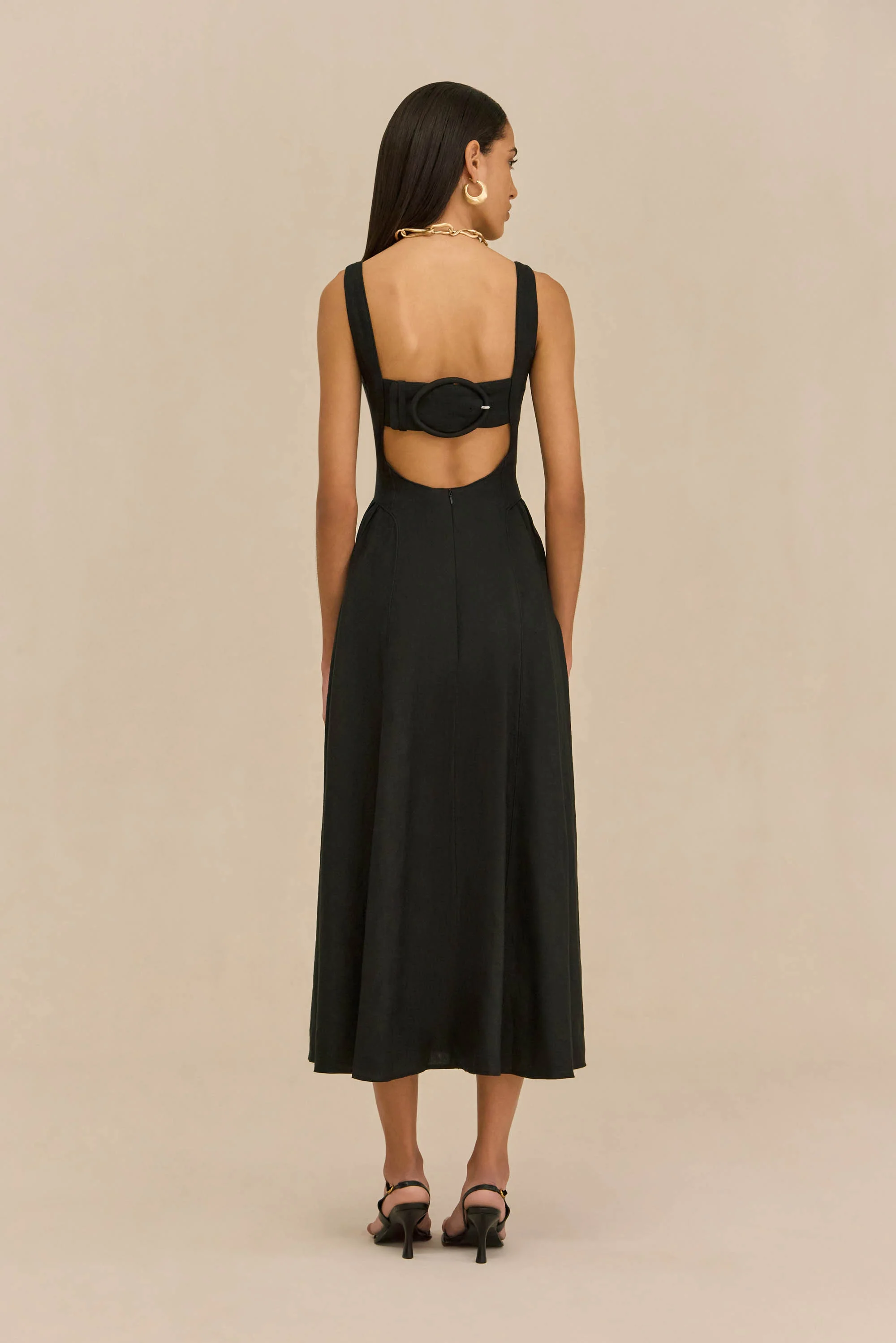 CARLA DRESS - BLACK - Image 6