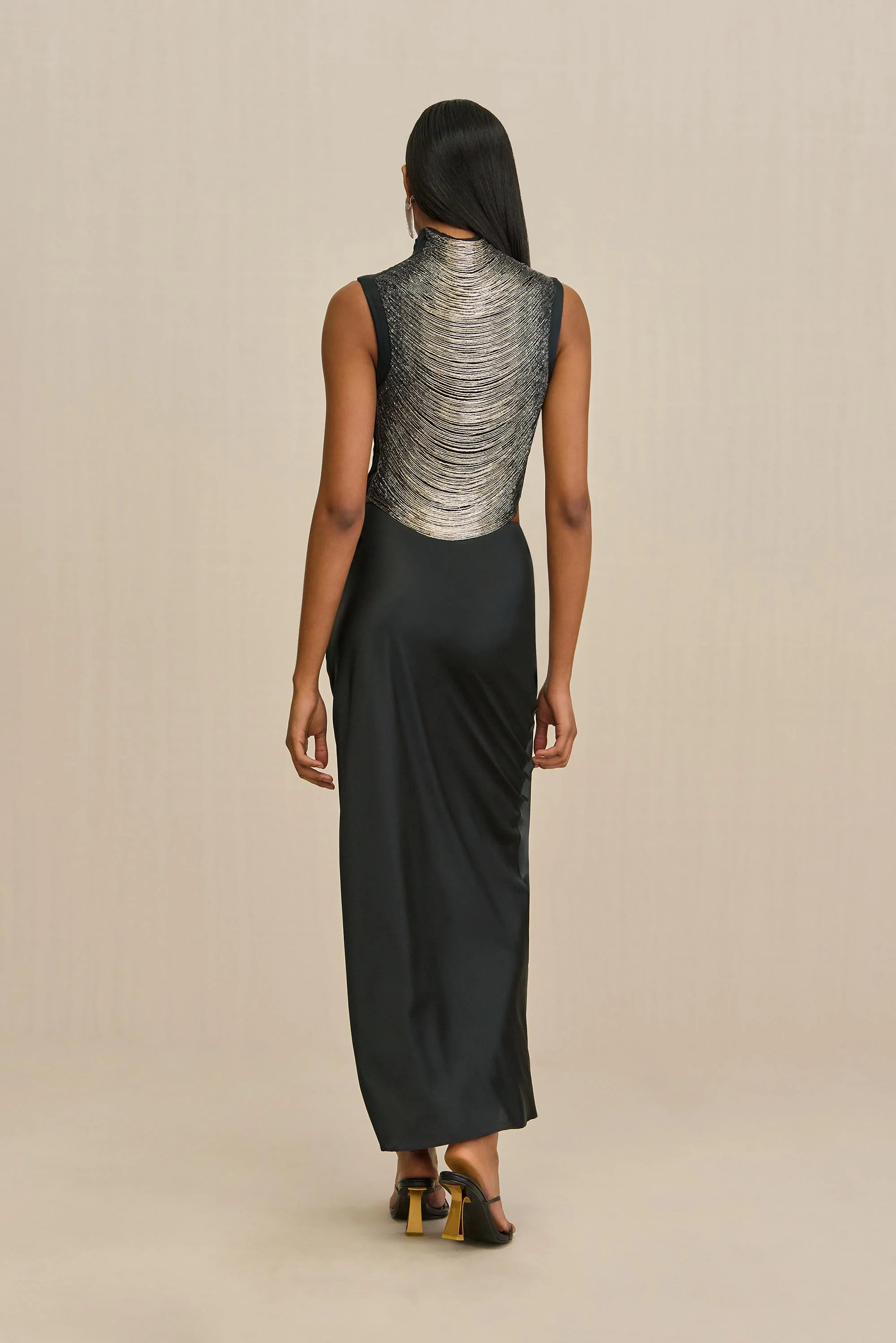 CHANTEL SKIRT - BLACK - Image 4