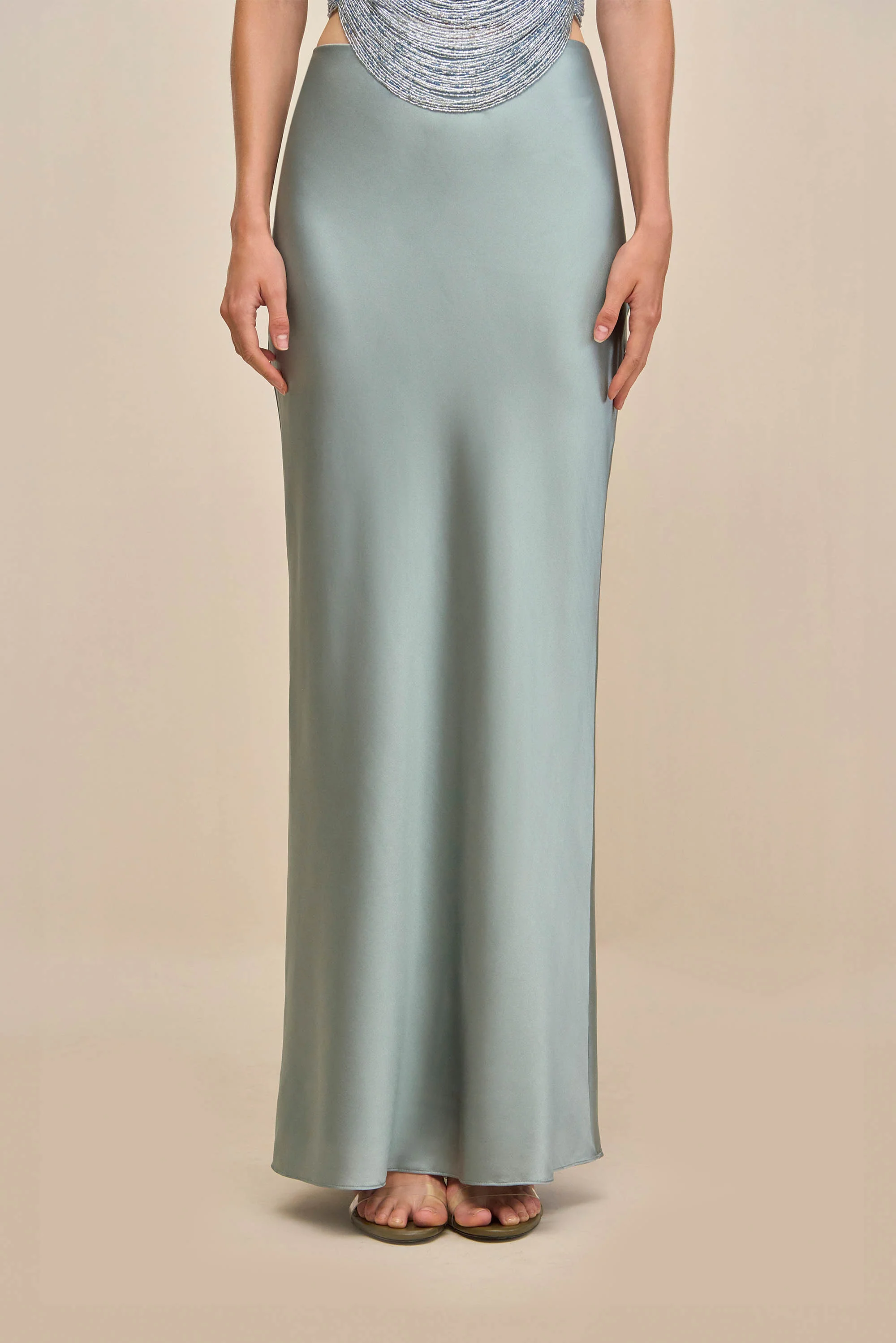 CHANTEL SKIRT - CELADON - Image 2