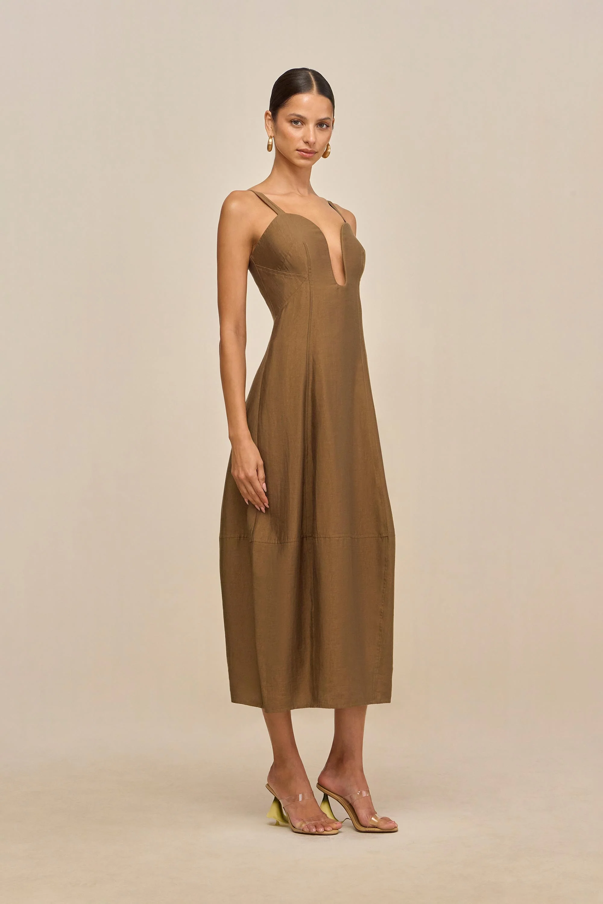 CHIARA DRESS - AFFOGATO - Image 4