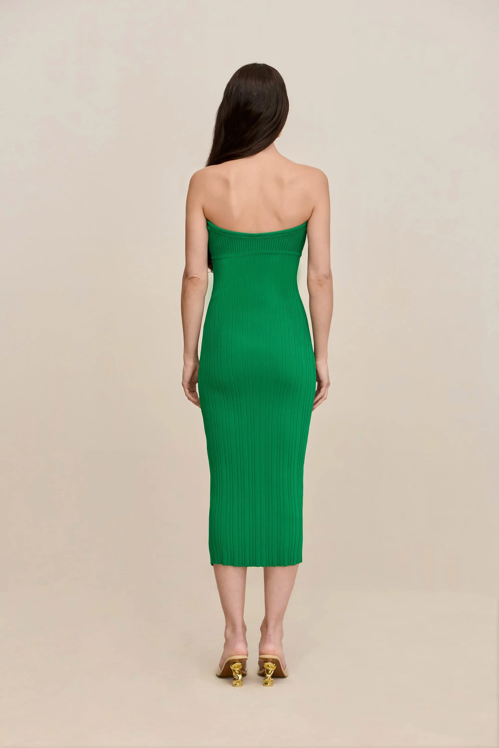CHRISTY KNIT DRESS - MALACHITE - Image 5
