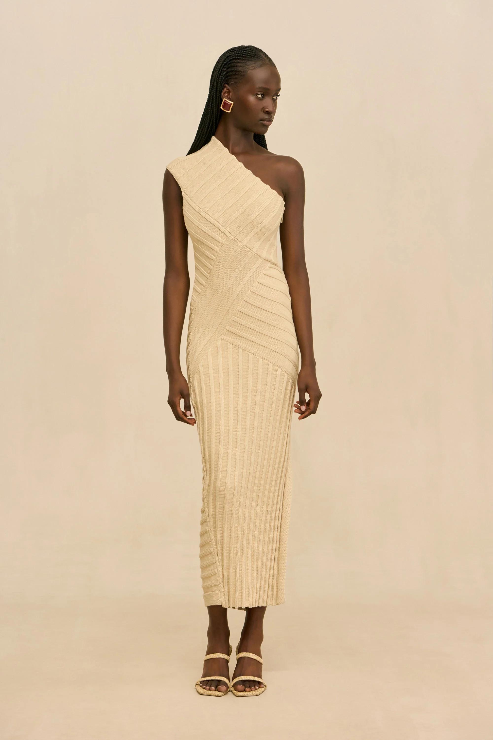CIELO KNIT DRESS - BEACH