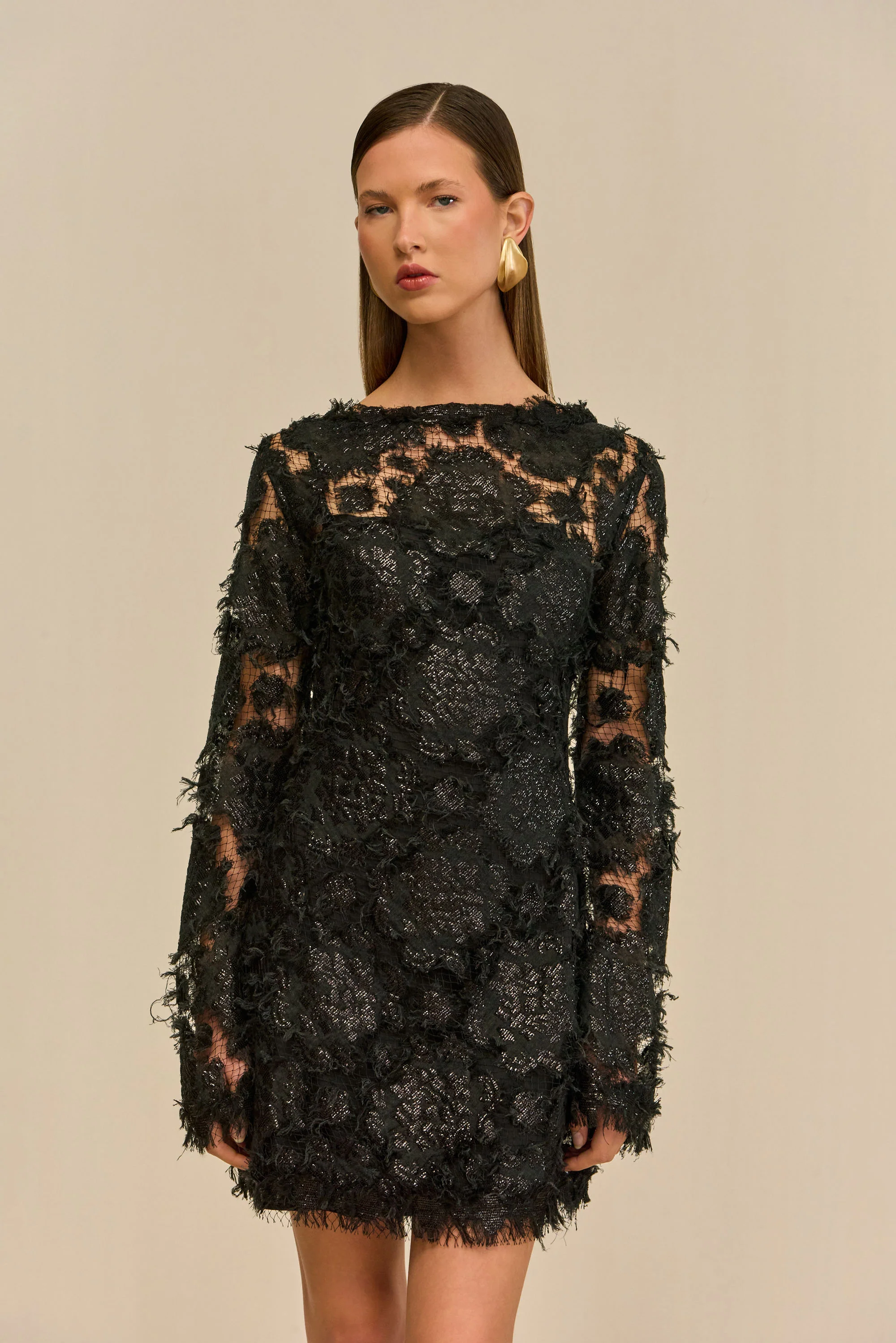 CLAUDE DRESS - BLACK - Image 2