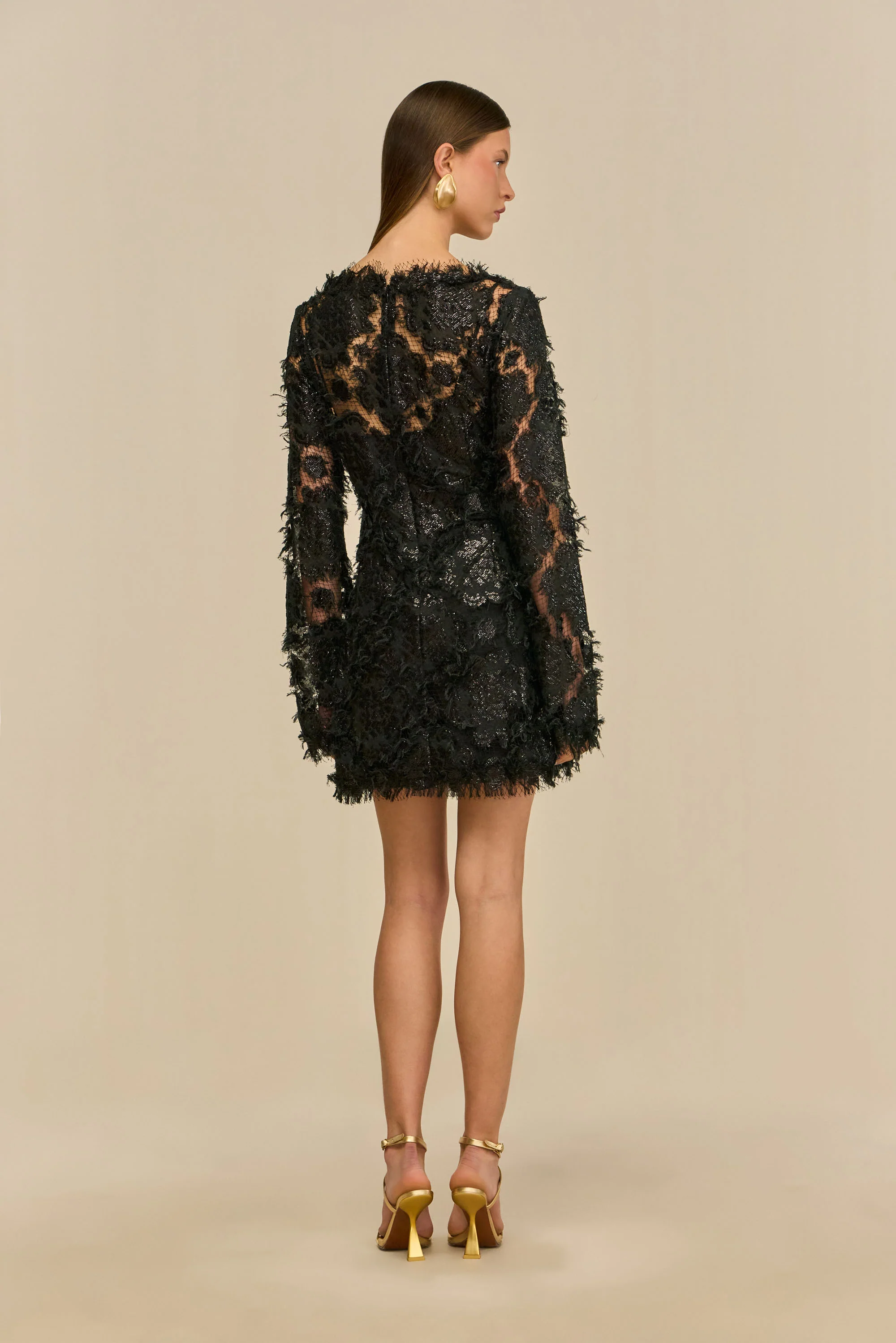 CLAUDE DRESS - BLACK - Image 6