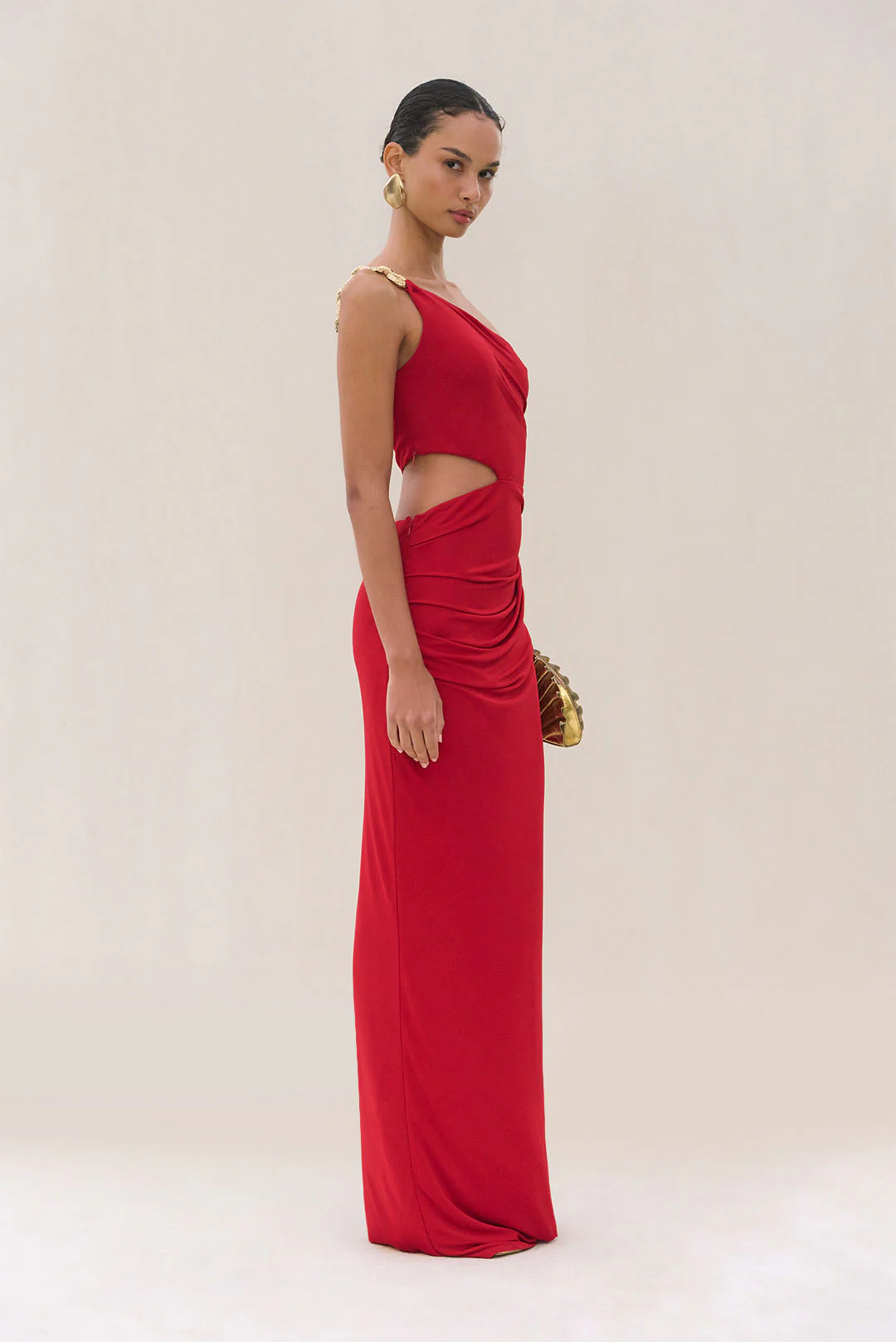 COBIE GOWN - MERLOT - Image 4
