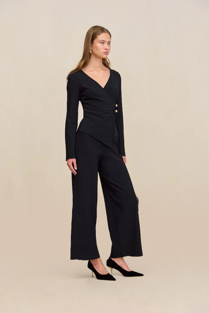 COLLETTE TOP - BLACK - Image 3