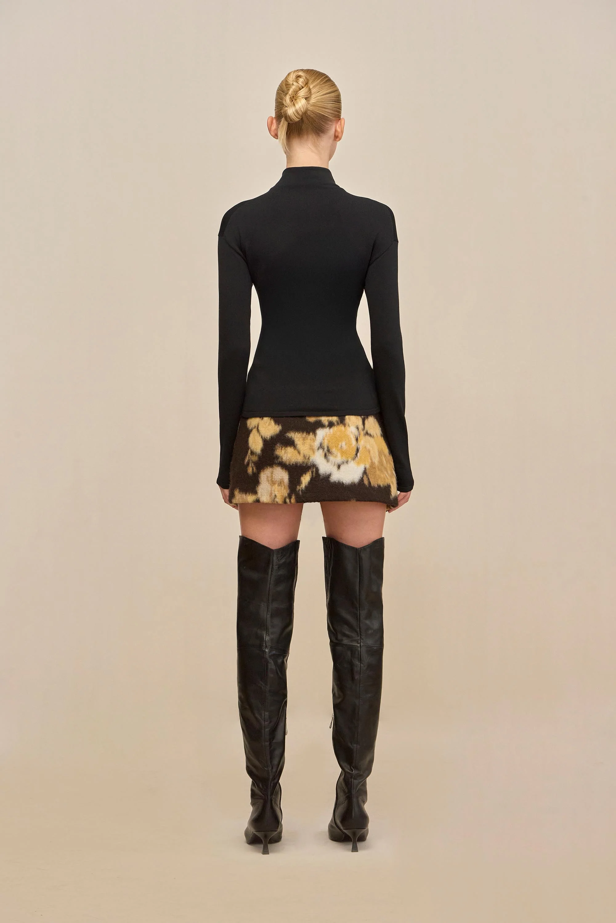CORNELIA SKIRT - WHEAT MULTI - Image 5
