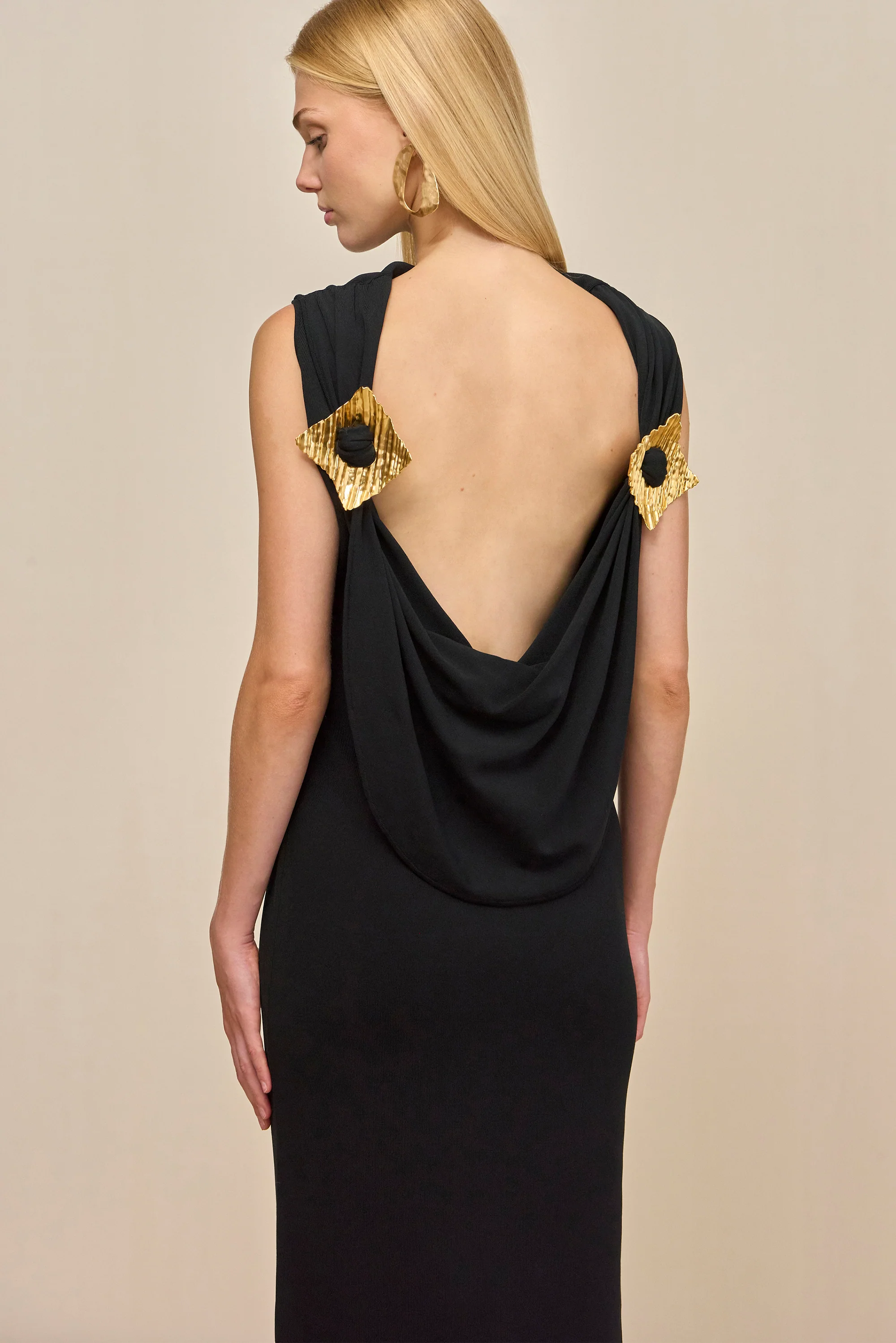 DEIRDRA DRESS - BLACK - Image 3