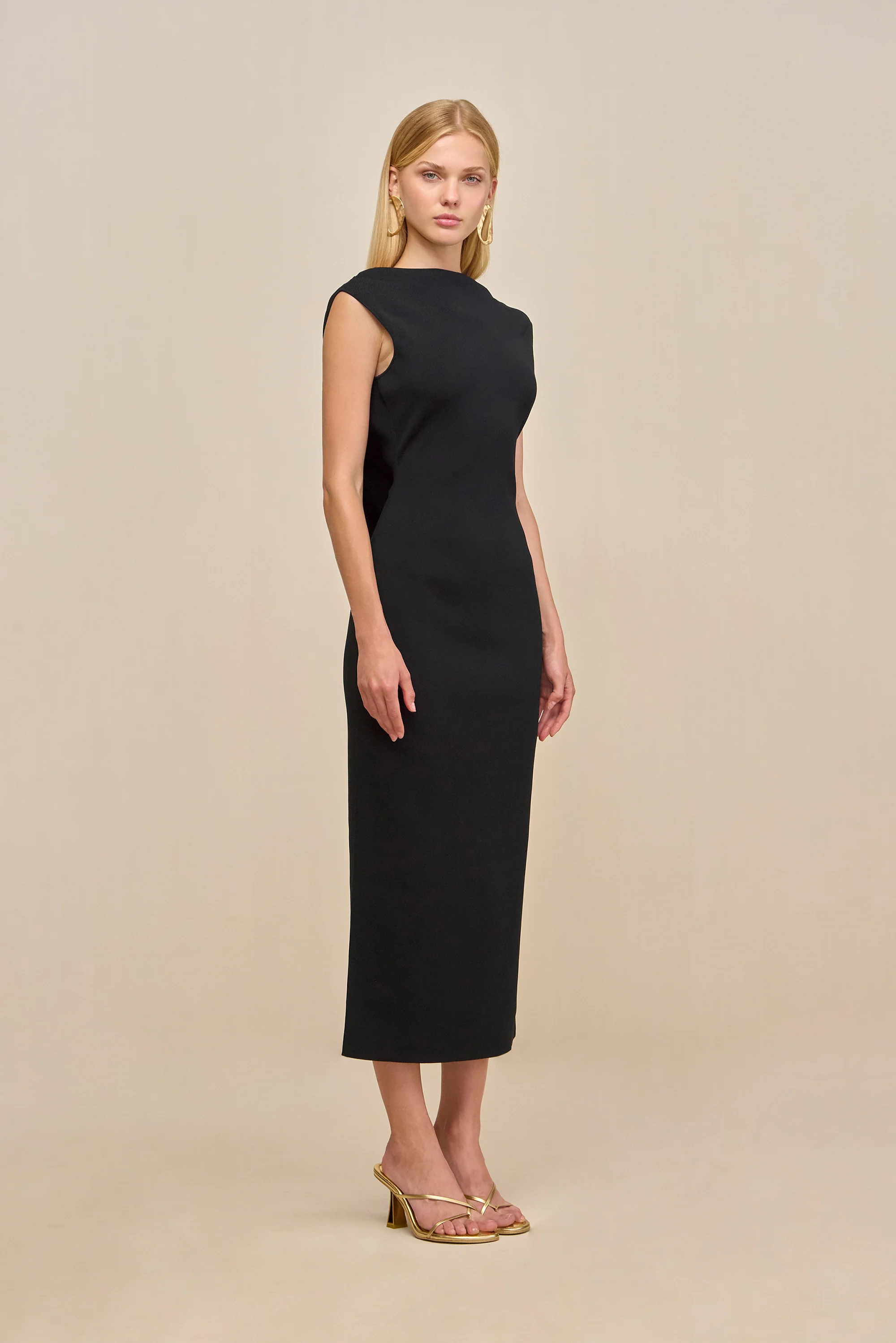 DEIRDRA DRESS - BLACK - Image 4