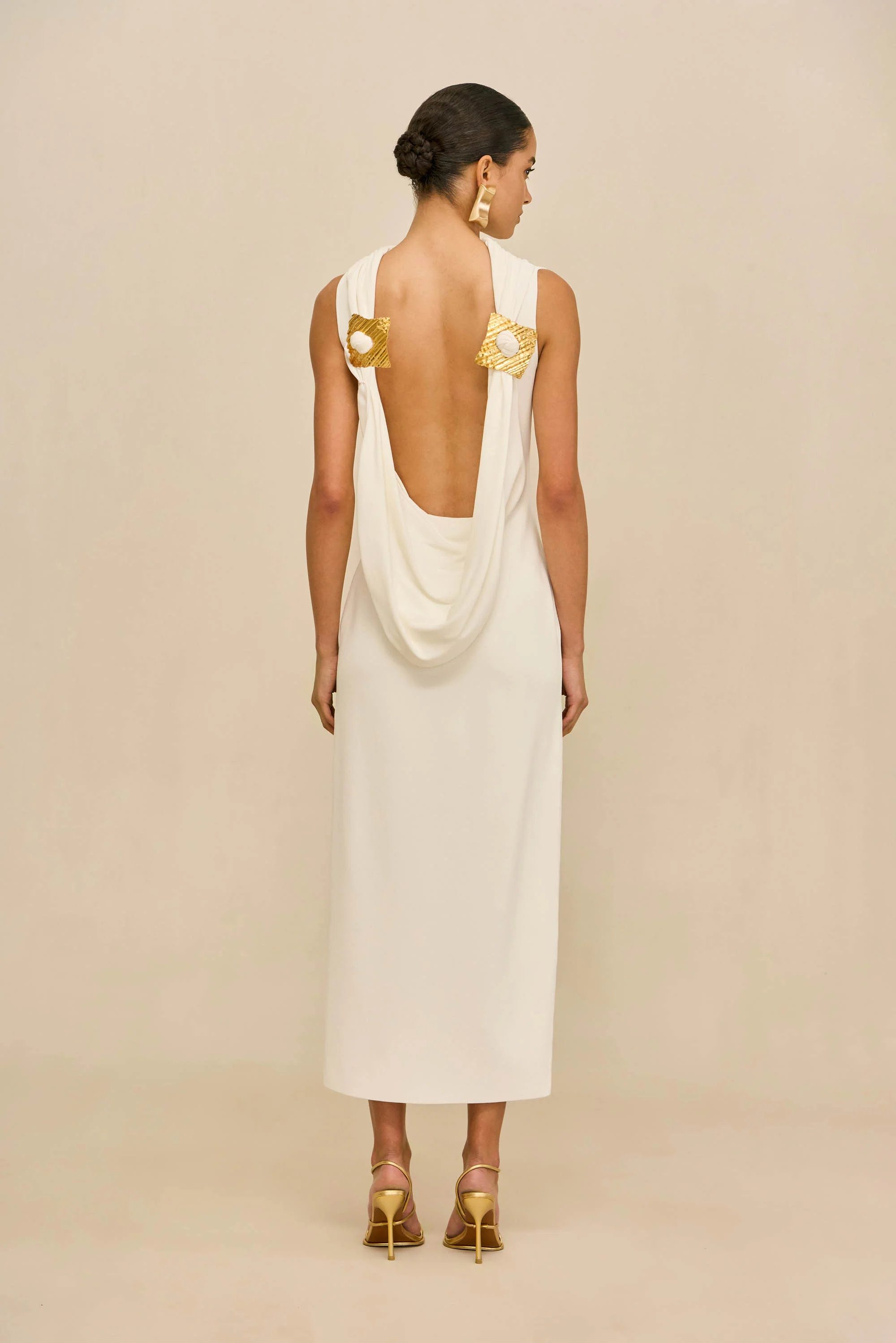 DEIRDRA DRESS - OFF WHITE - Image 4