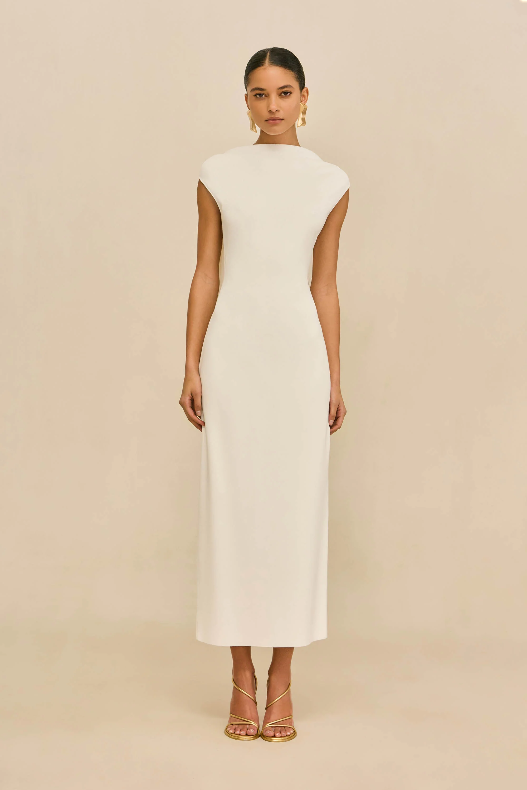 DEIRDRA DRESS - OFF WHITE - Image 5