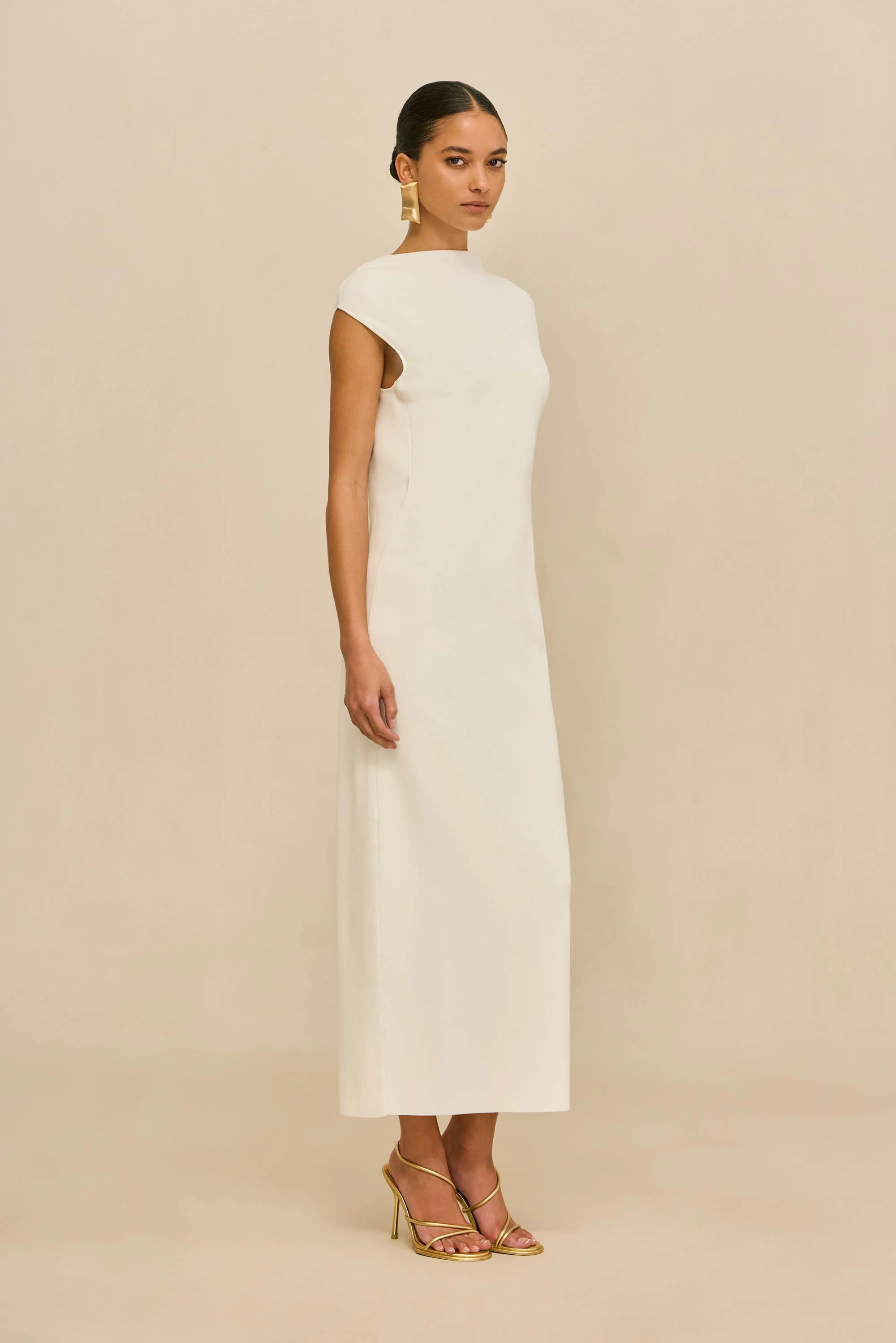 DEIRDRA DRESS - OFF WHITE - Image 6
