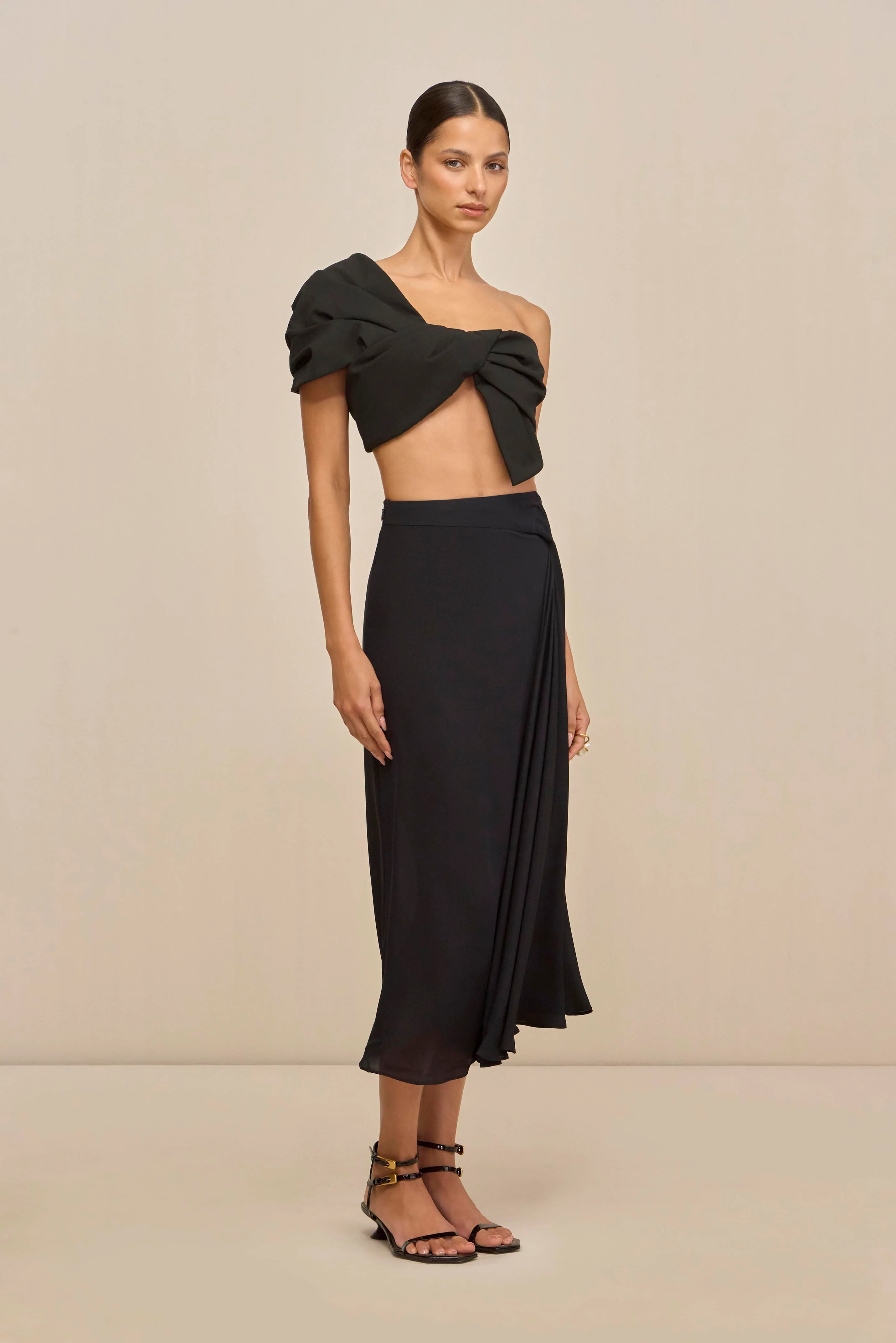 DELIA TOP - BLACK - Image 4