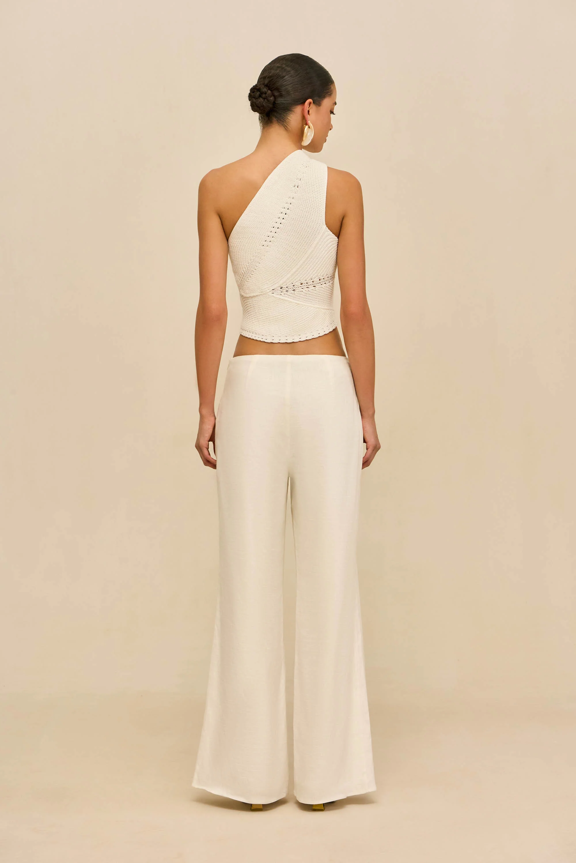 DENEUVE KNIT TOP - OFF WHITE - Image 6