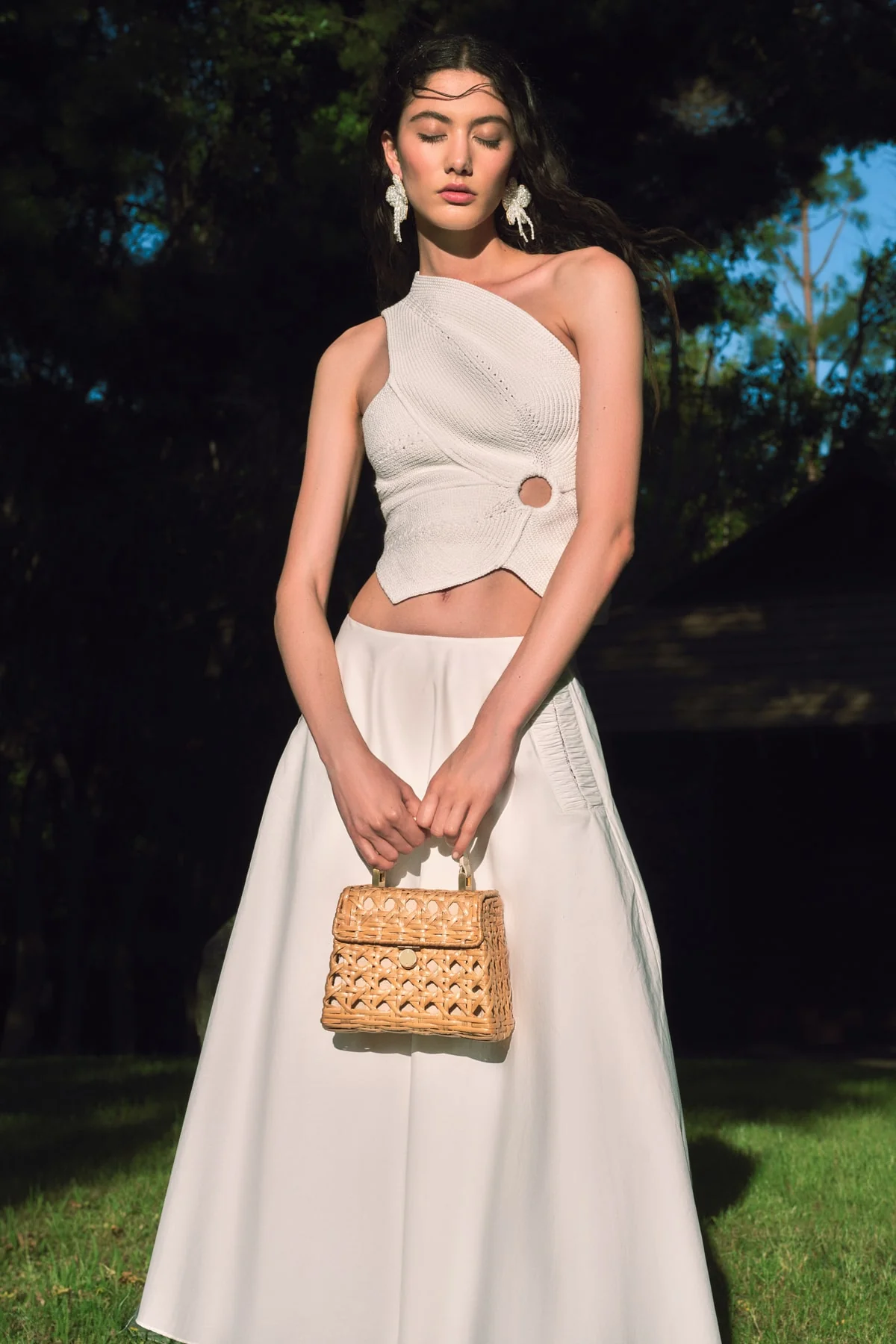 DENEUVE KNIT TOP - OFF WHITE - Image 7