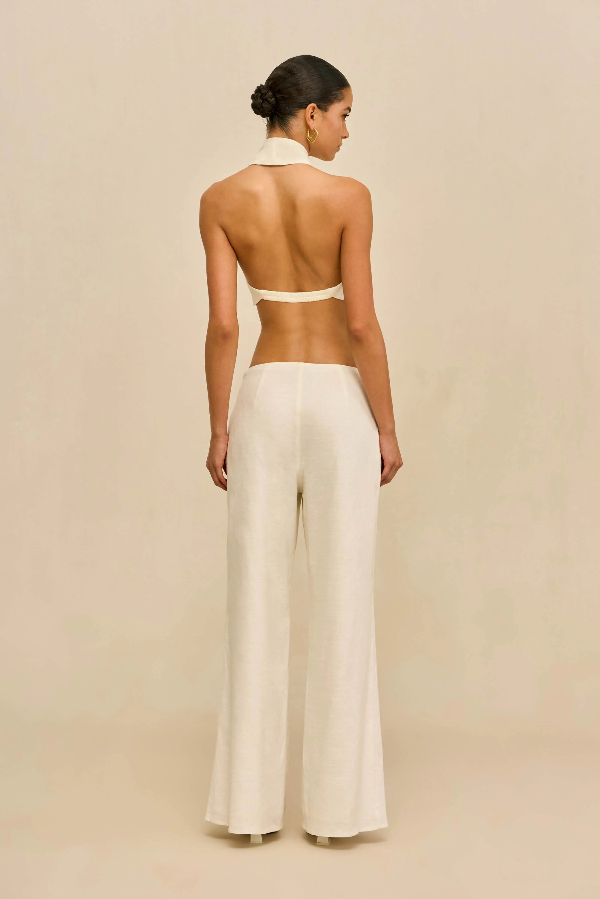 DIEM TOP - OFF WHITE LINEN - Image 5