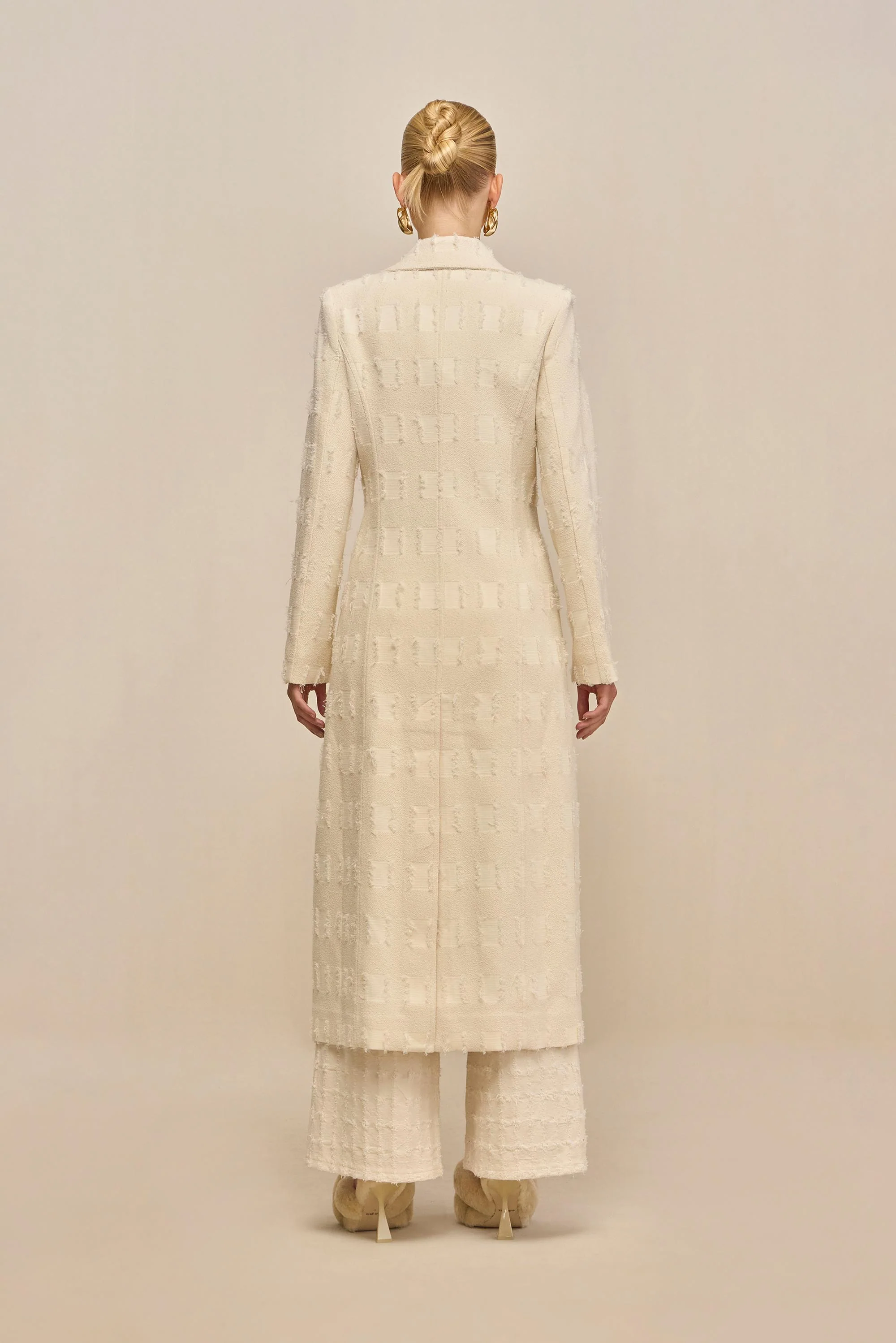DILAN COAT - OFF WHITE MULTI - Image 5