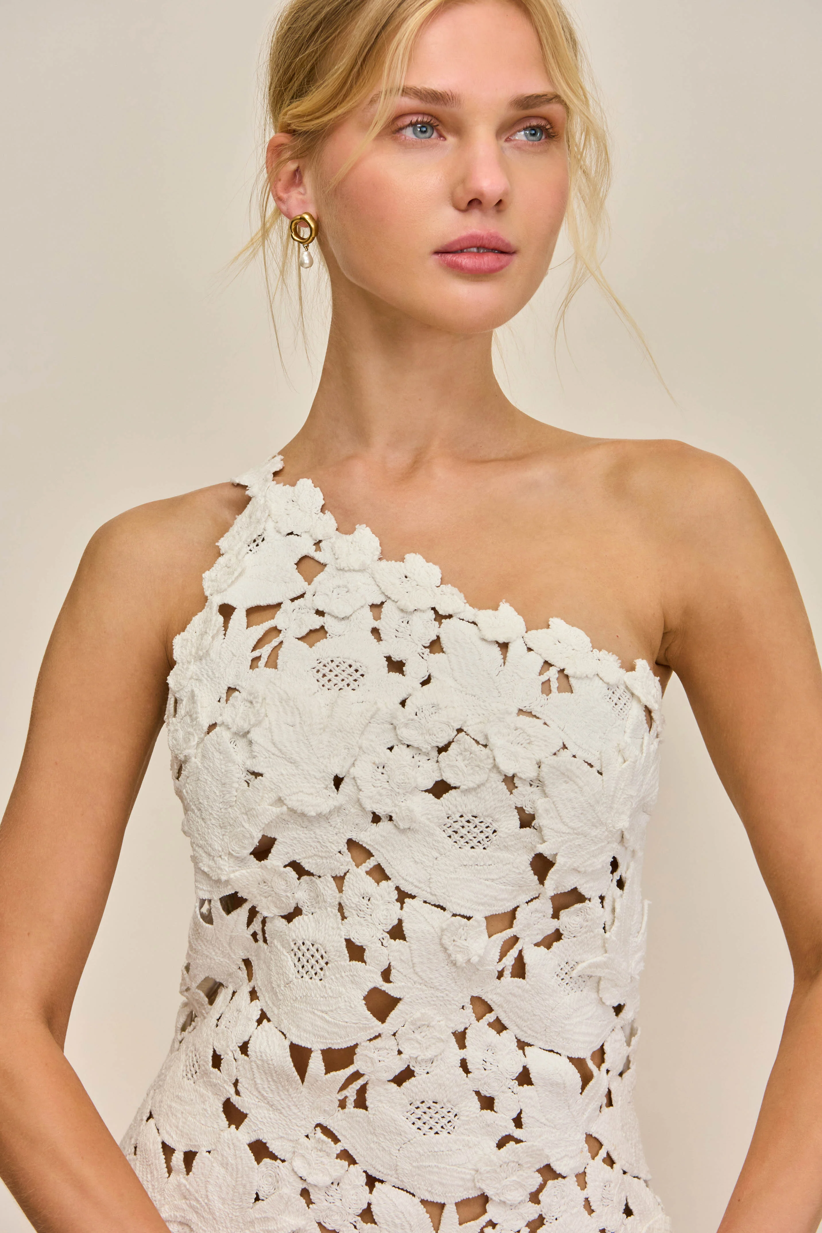 ELINOR DRESS - OFF WHITE - Image 3