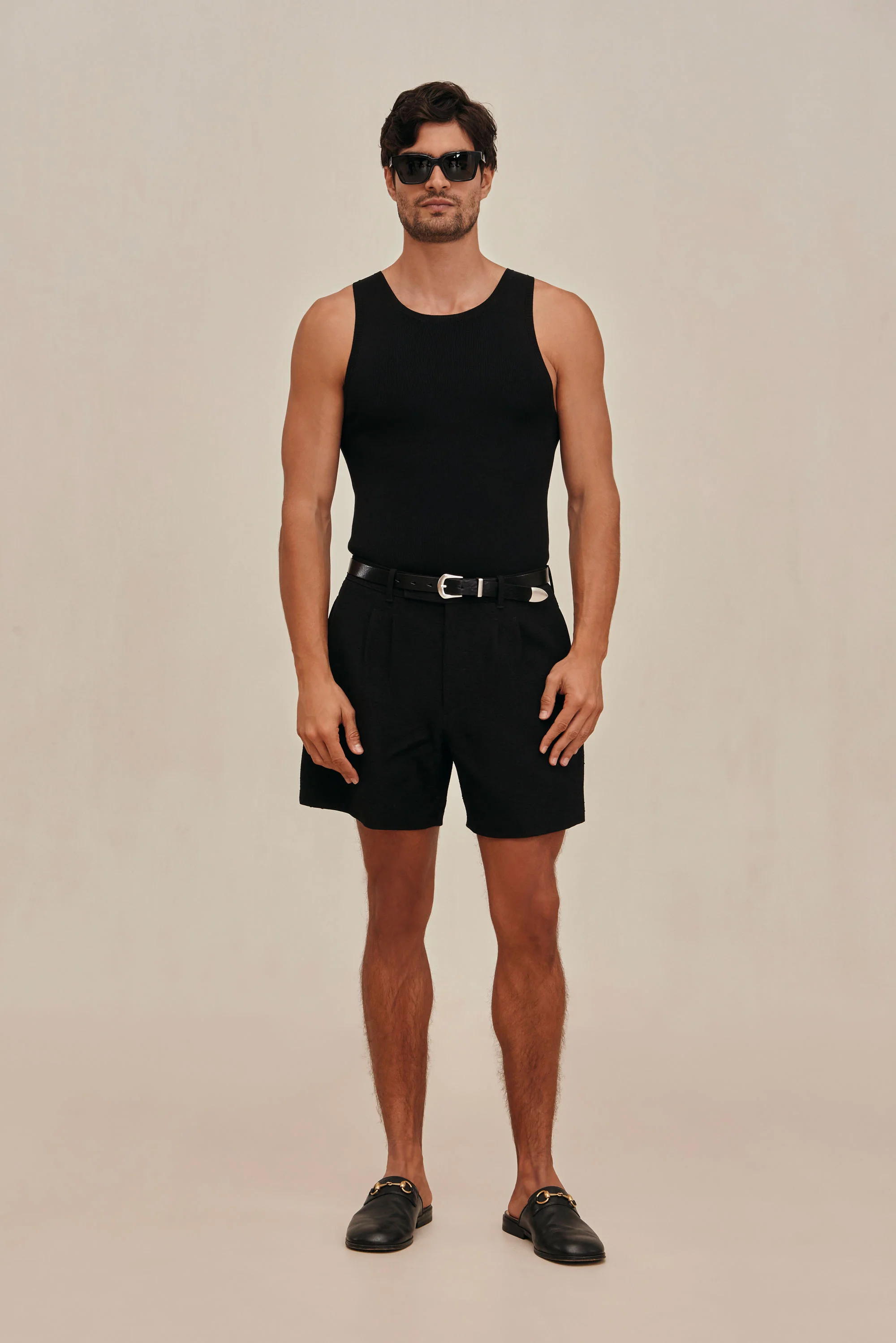 ELIOT KNIT TANK - BLACK - Image 4